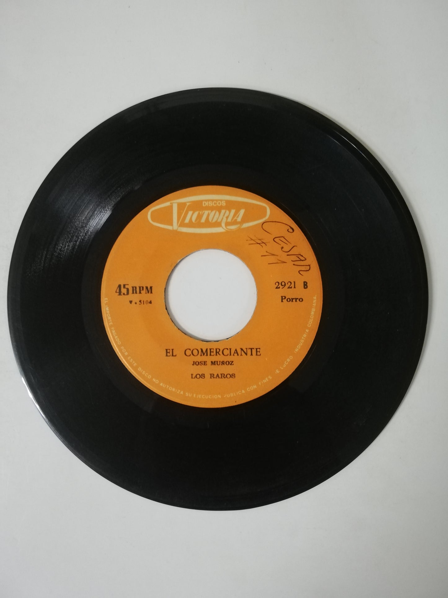 VINILO LOS RAROS - ENTRANDO AL PUEBLO / EL COMERCIANTE