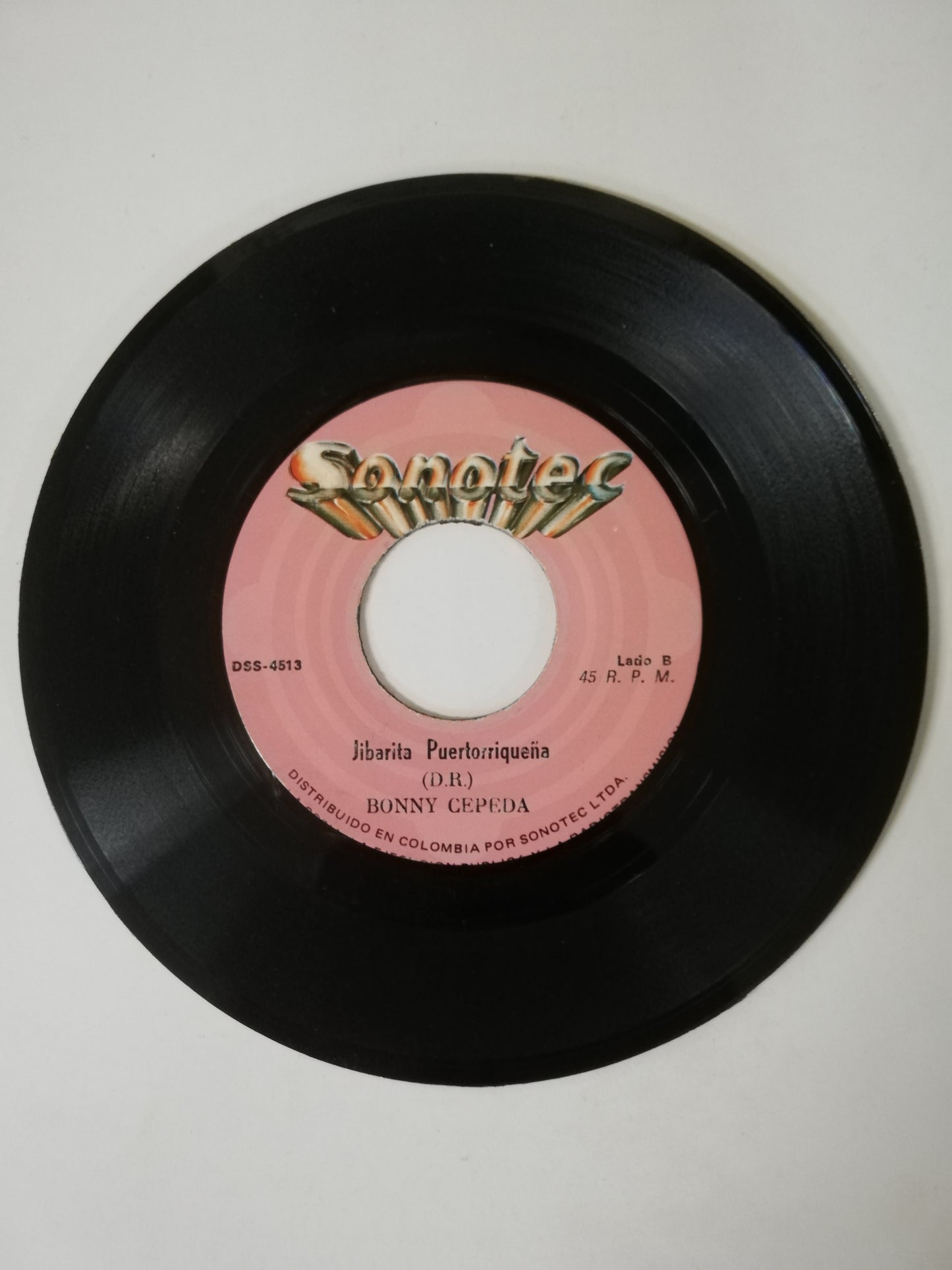 VINILO BONNY CEPEDA - PENAS / JIBARITA PUERTORIQUEÑA