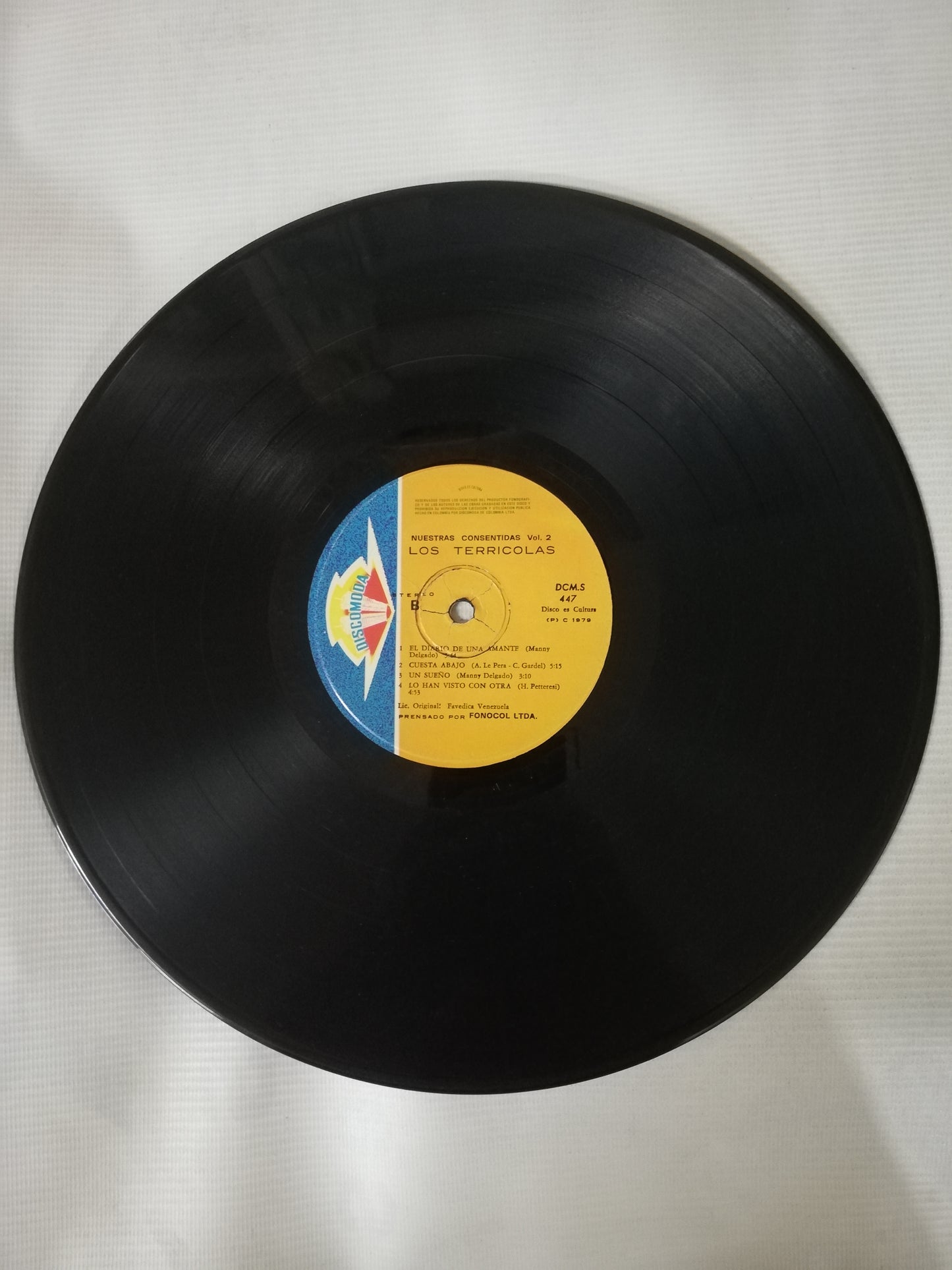 LP LOS TERRICOLAS - NUESTRAS CONSENTIDAS VOL. 2