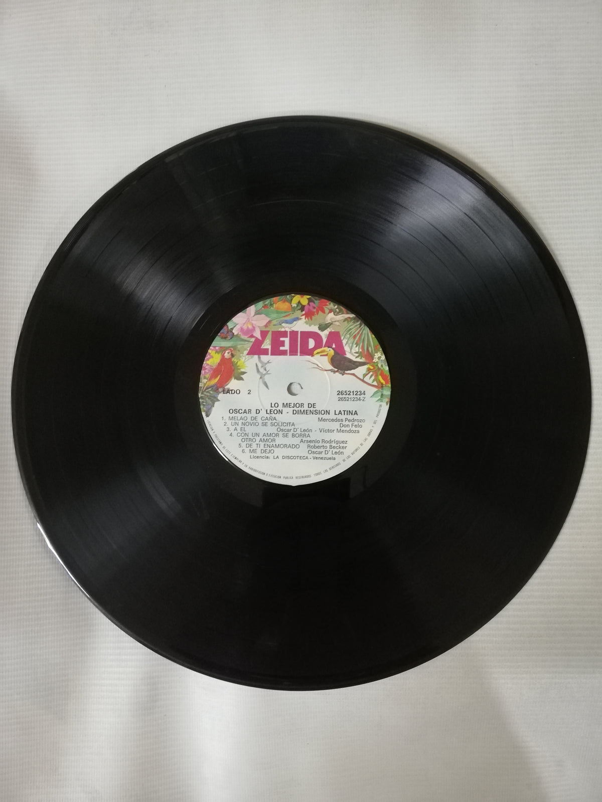 LP OSCAR DE LEÓN - DIMENSION LATINA - LO MEJOR DE OSCAR DE LEÓN Y DIMENSION LATINA