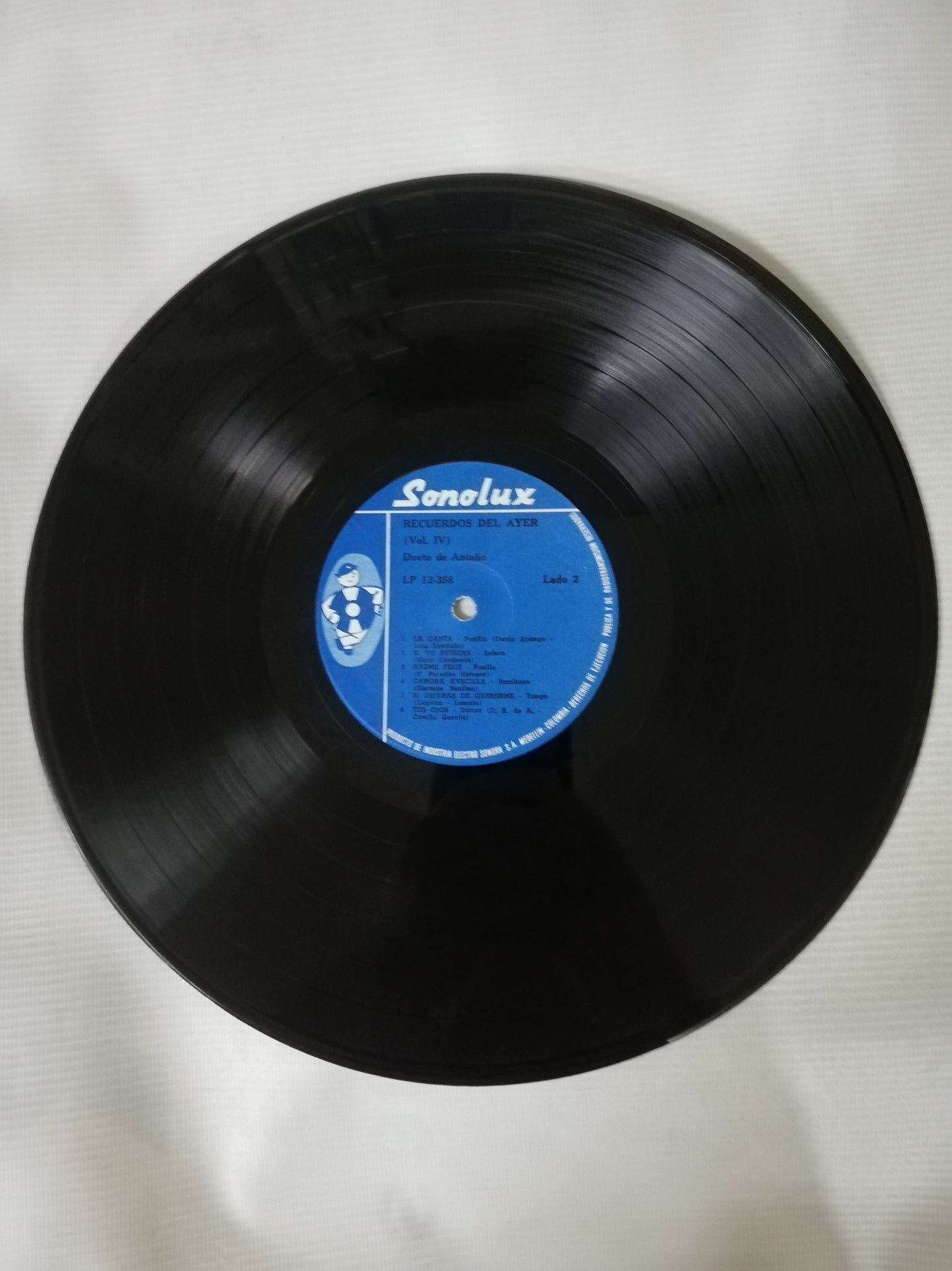 LP DUETO DE ANTAÑO - RECUERDOS DEL AYER VOL. IV