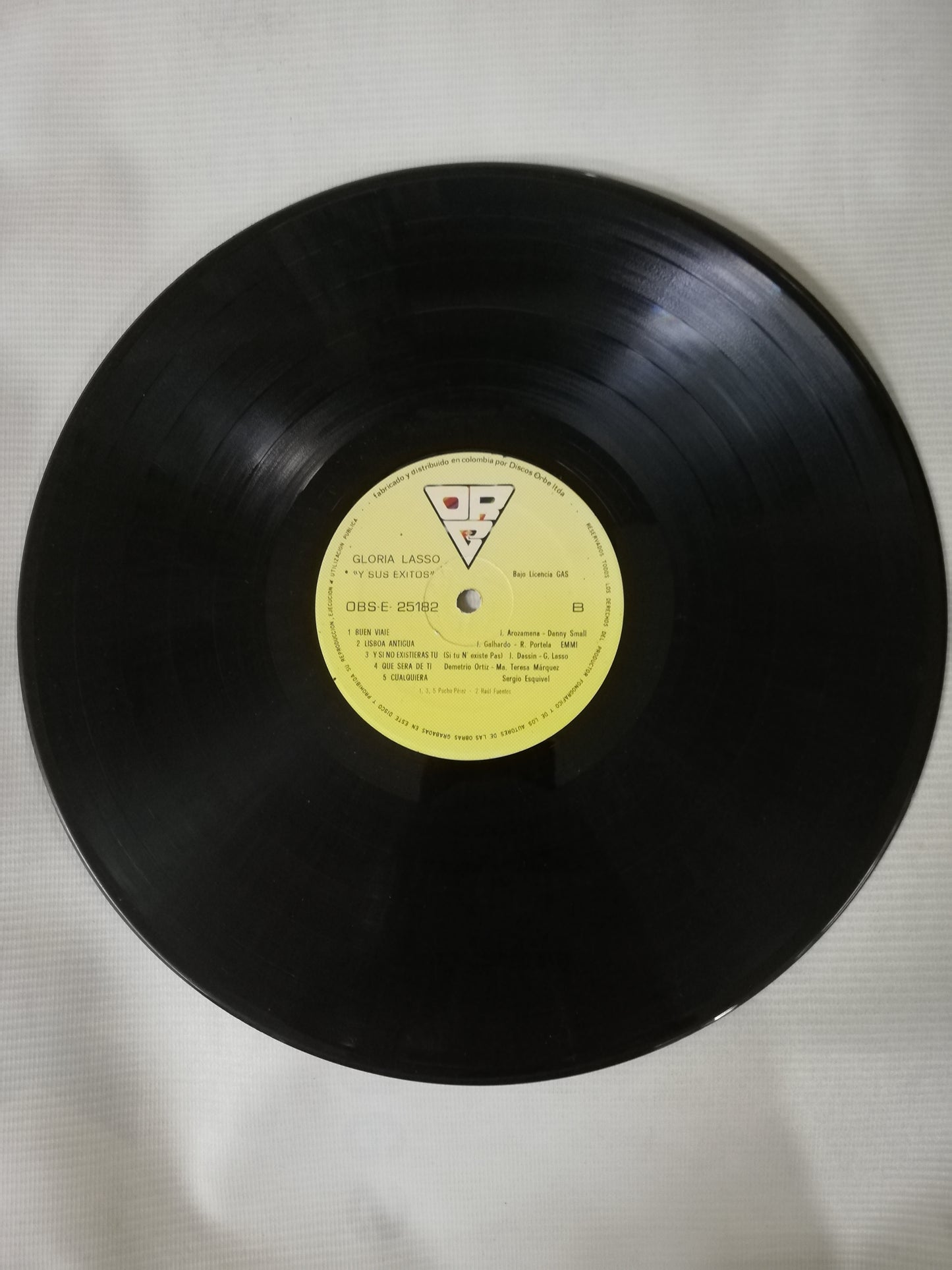 LP GLORIA LASSO - GLORIA LASSO Y SUS EXITOS!