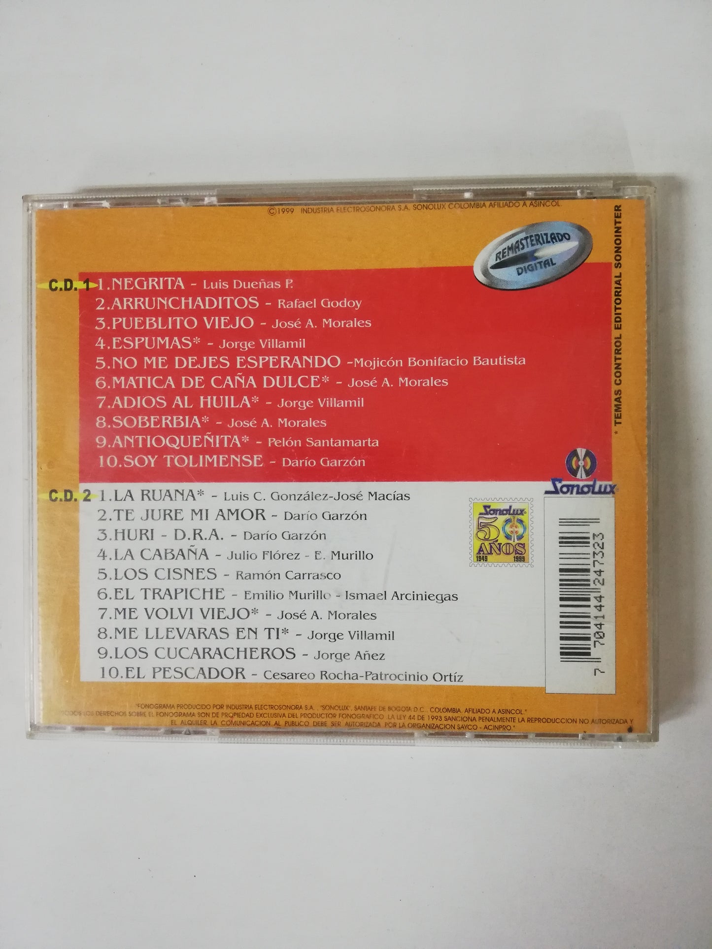 CD GARZÓN Y COLLAZOS - GRANDES EXITOS VOL. 1 - CD X 2
