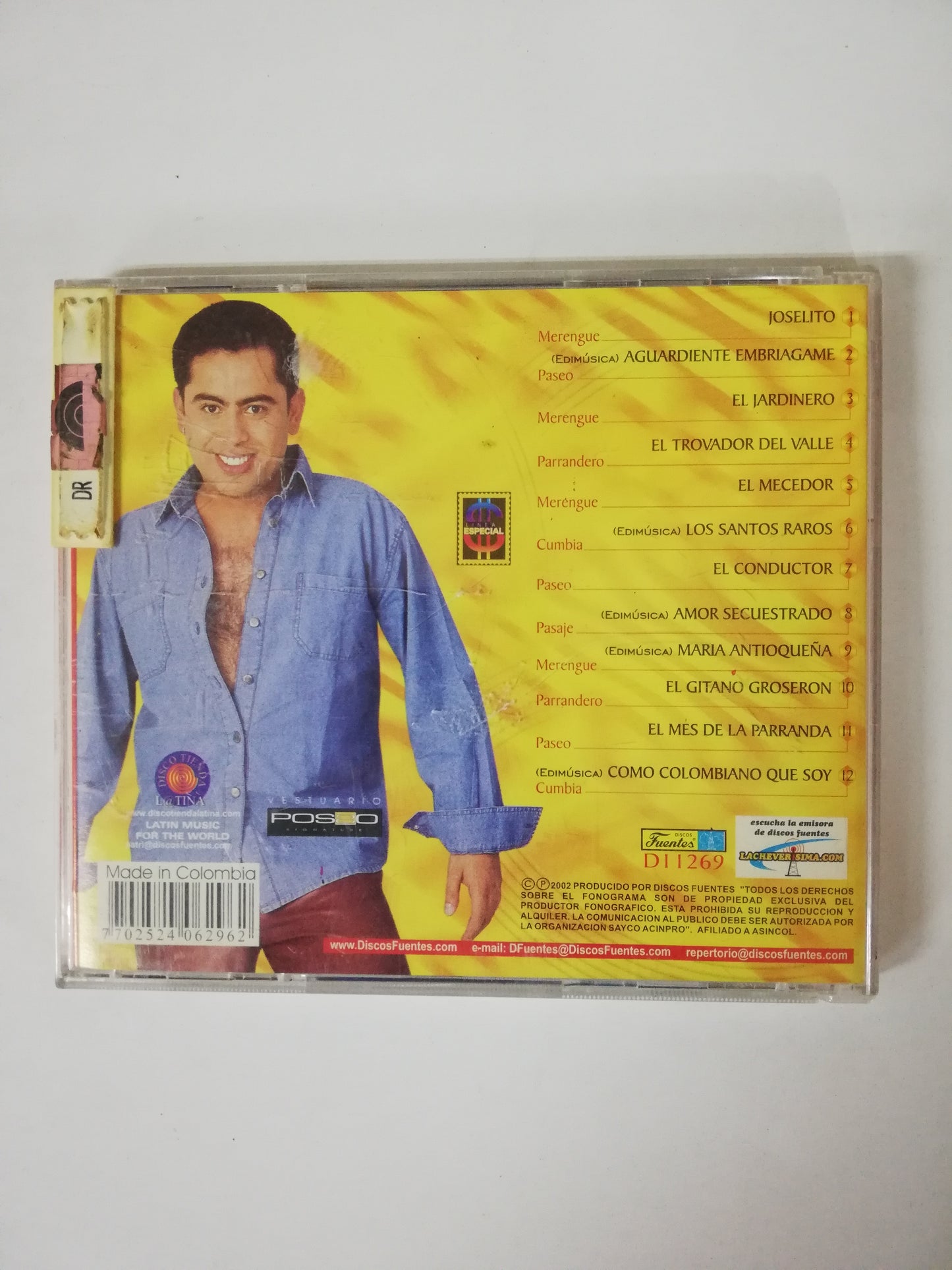 CD JOSE ALEX Y LOS TROTAMUNDOS - JOSELITO PARRANDERO