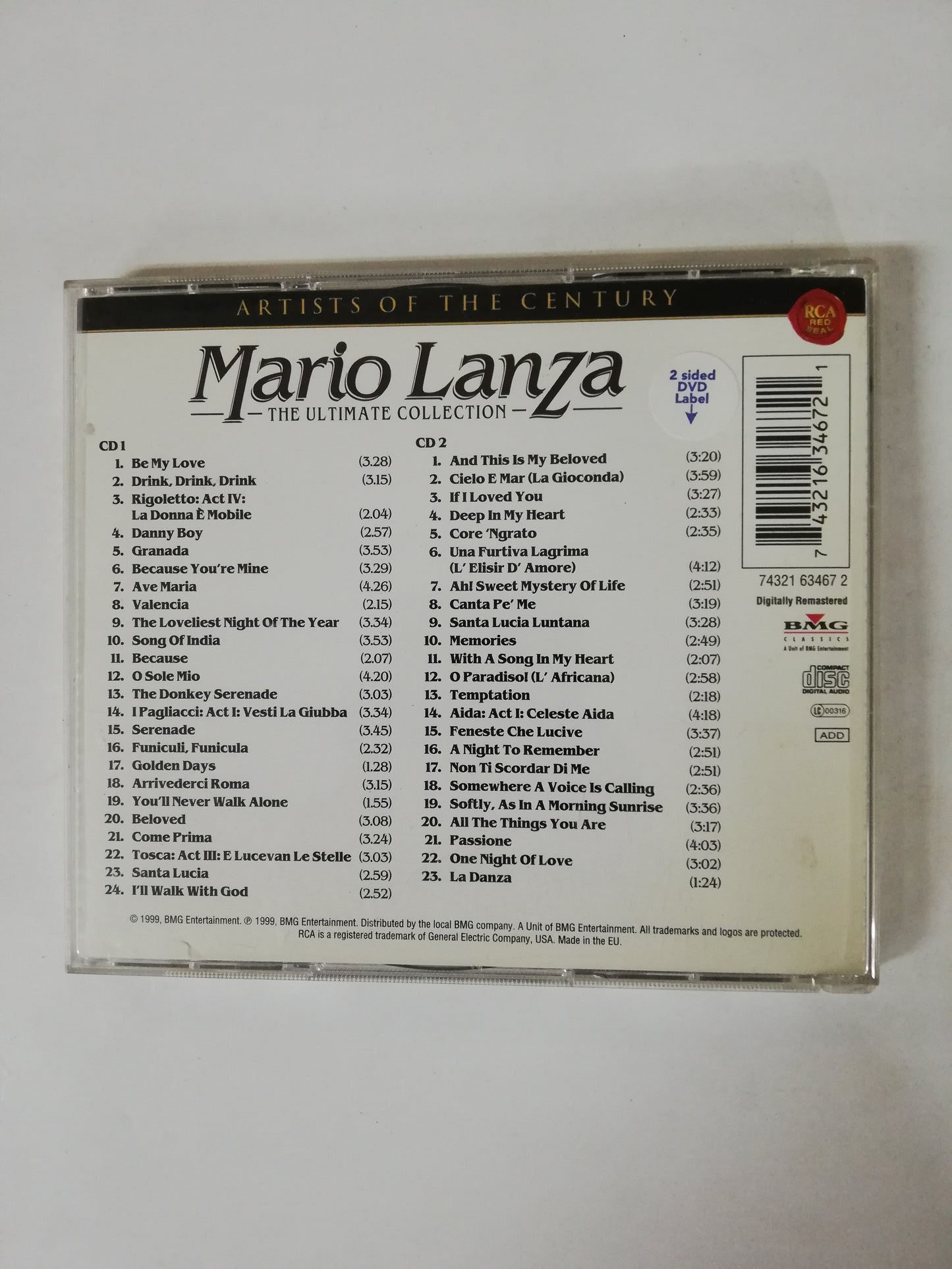 CD MARIO LANZA - THE ULTIMATE COLLECTION - CD X 2