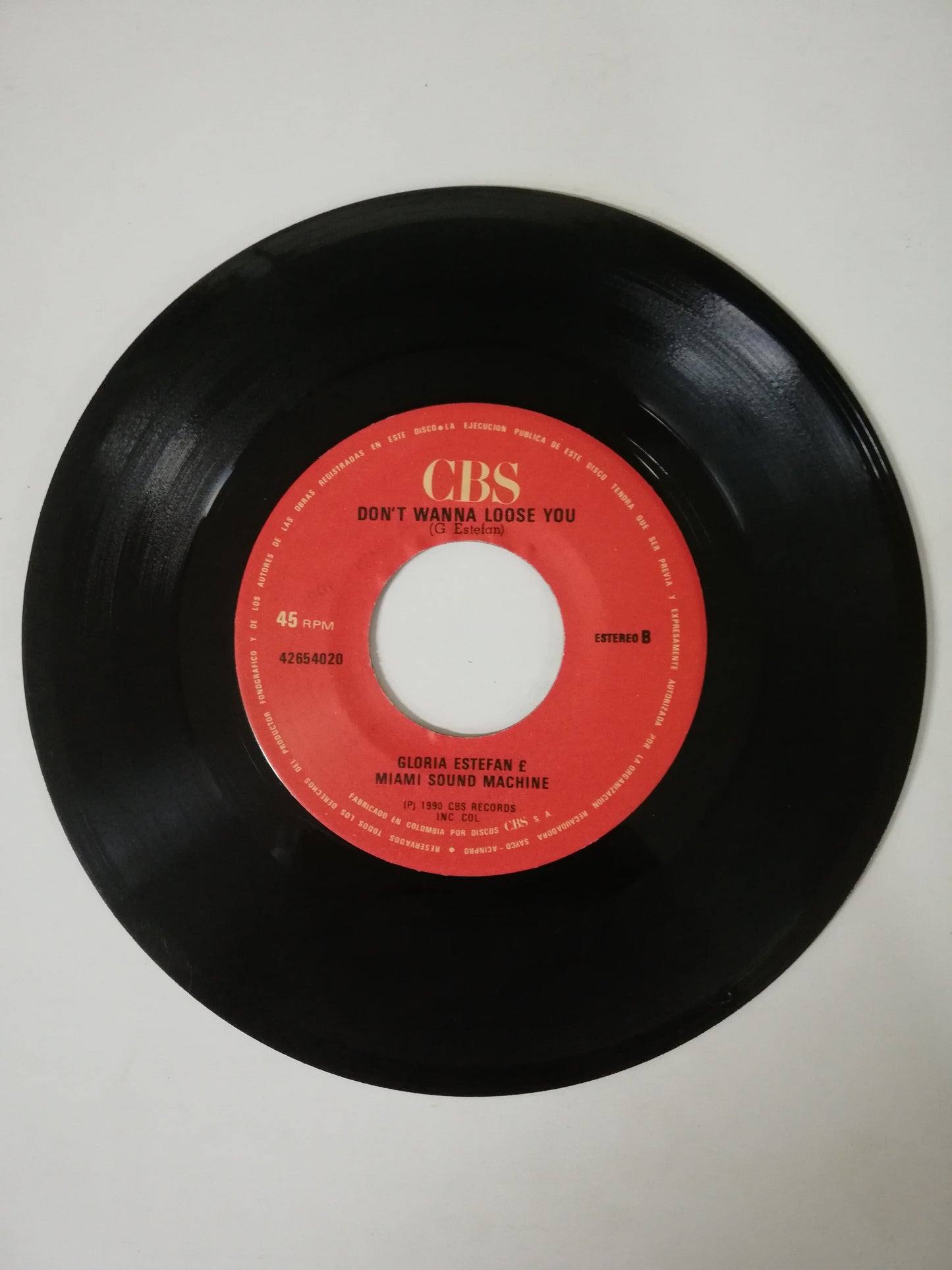 VINILO GLORIA ESTEFAN & MIAMI SOUND MACHINE - SI VOY A PERDERTE / DON´T WANNA LOOSE YOU