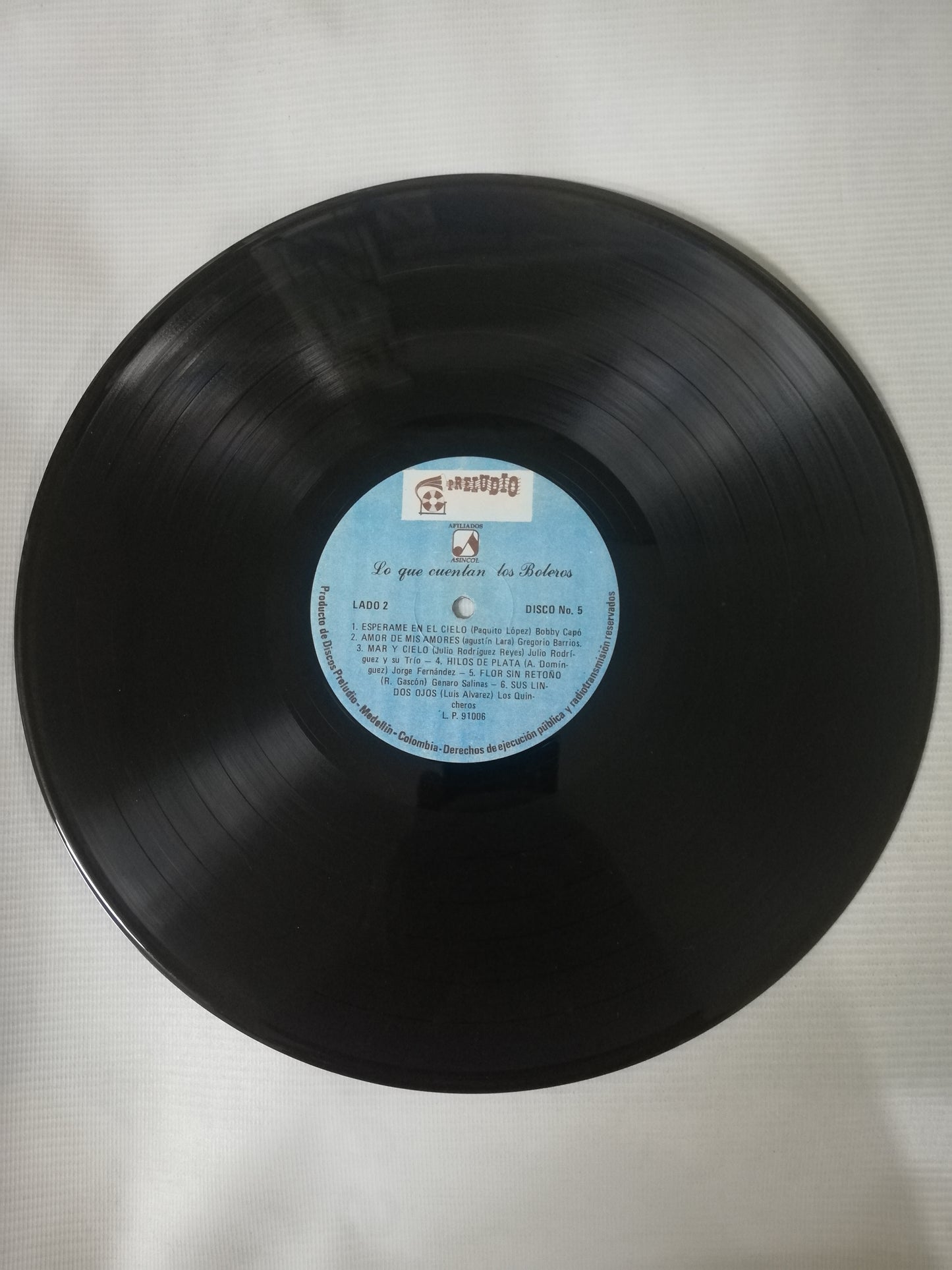 LP LO QUE CUENTAN LOS BOLEROS - LO QUE CUENTAN LOS BOLEROS VOL. 5