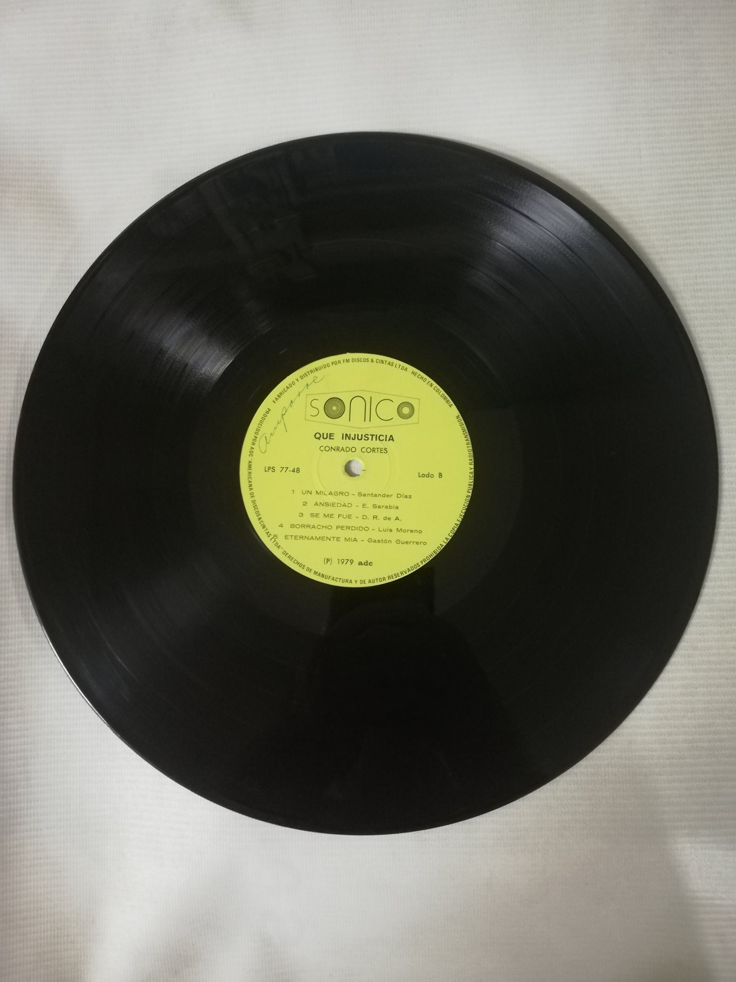 LP CONRADO CORTES - QUE INJUSTICIA