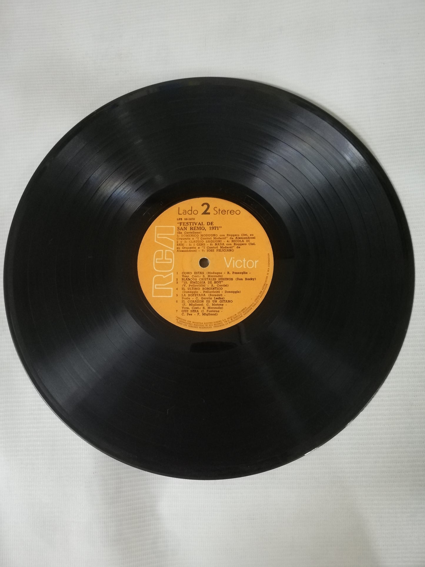 LP SAN REMO - SAN REMO 71