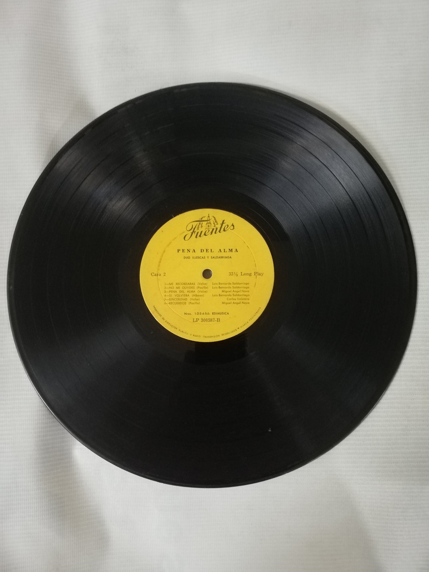 LP DUO ILLESCAS Y SALDARRIAGA - PENA DEL ALMA