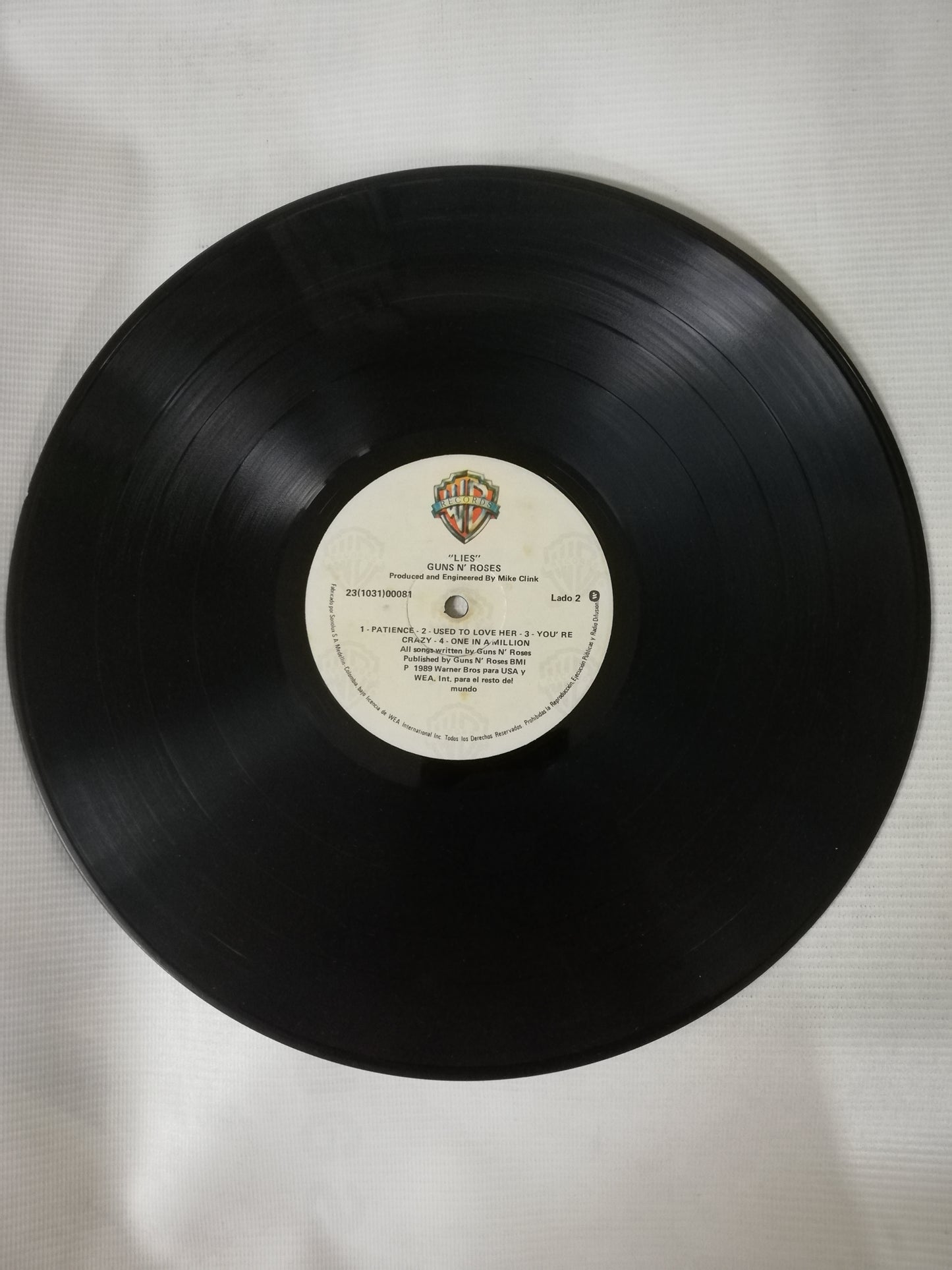 LP GUNS AND ROSES - LIES