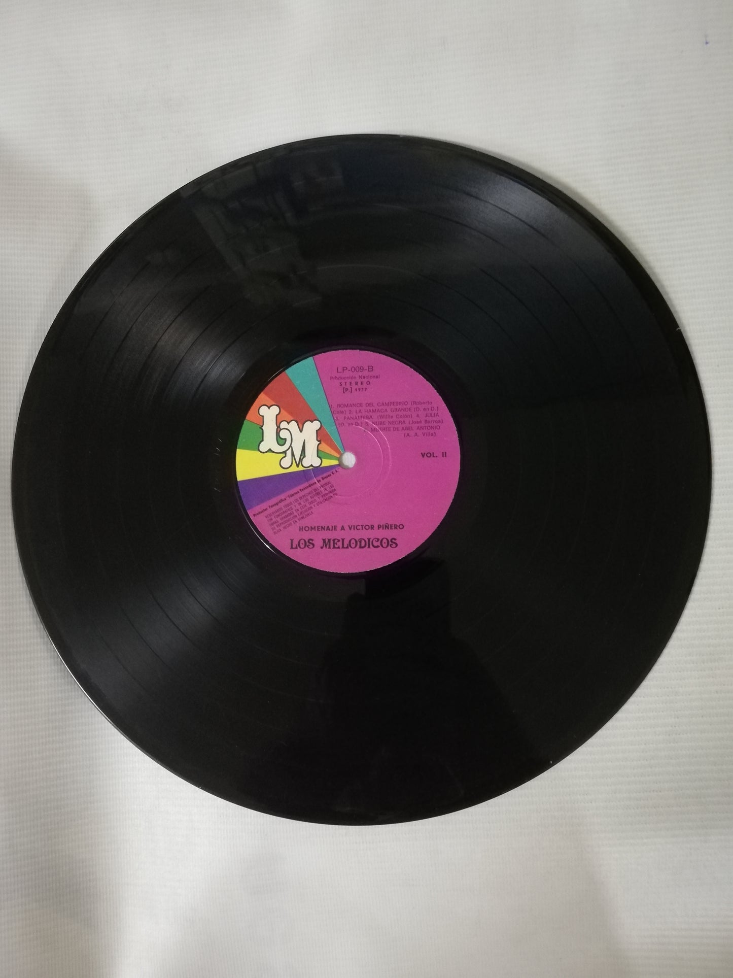 LP VICTOR PIÑERO - RECORDANDO AL REY DEL MERECUMBÉ VOL. 2