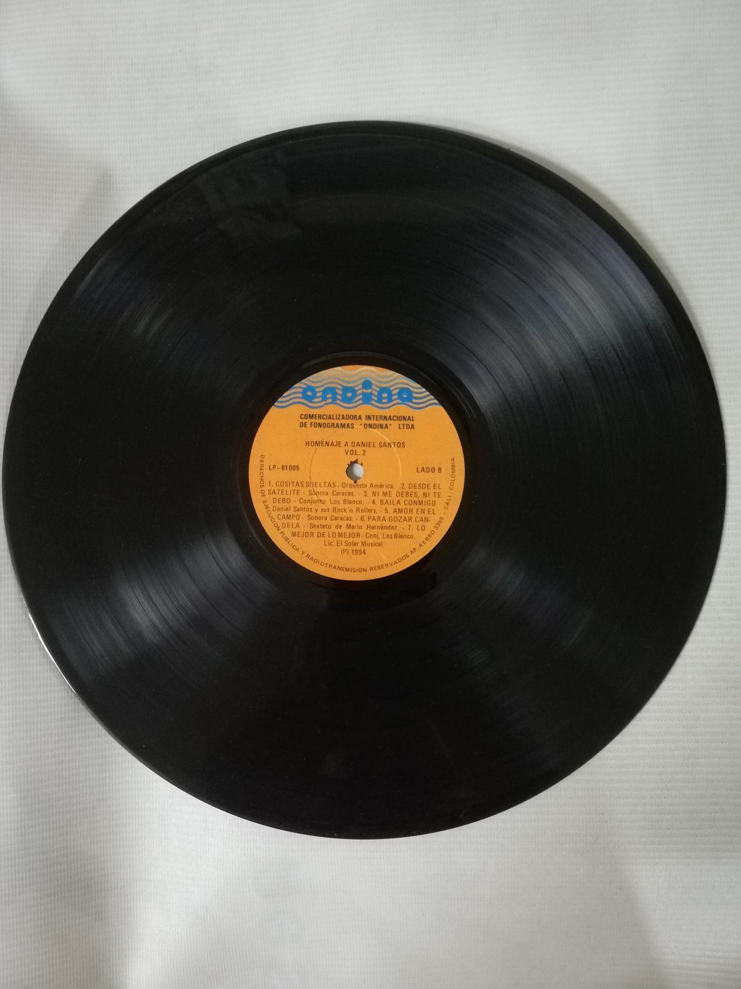 LP DANIEL SANTOS - HOMENAJE A DANIEL SANTOS VOL. 2