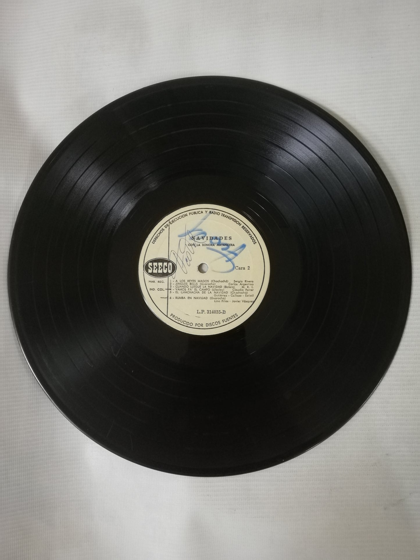 LP LA SONORA MATANCERA - NAVIDADES CON LA SONORA MATANCERA