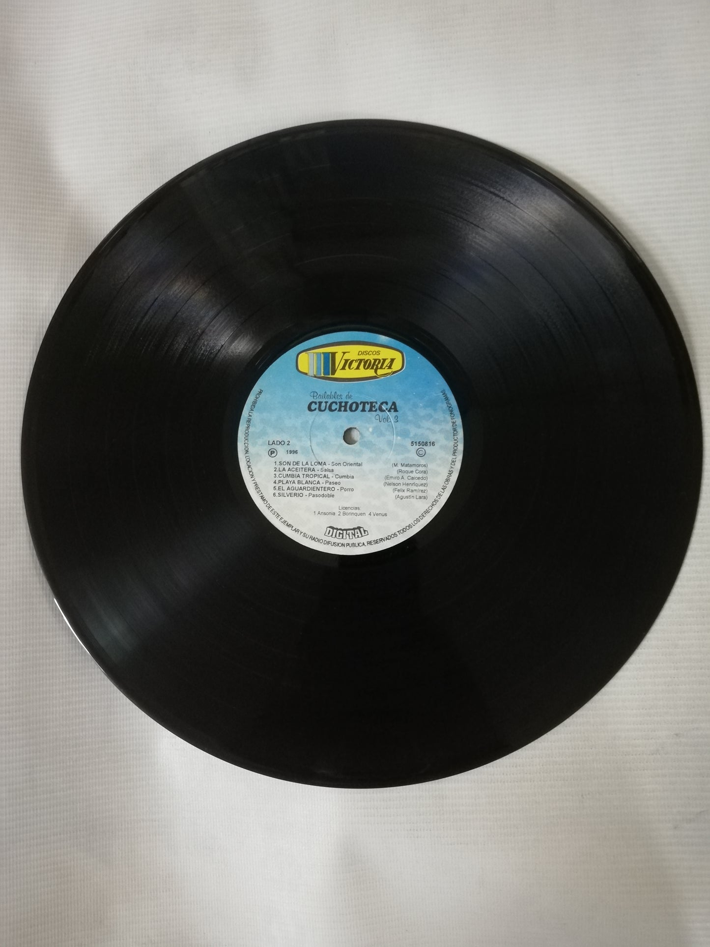 LP BAILABLES DE CUCHOTECA - BAILABLES DE CUCHOTECA VOL. 3