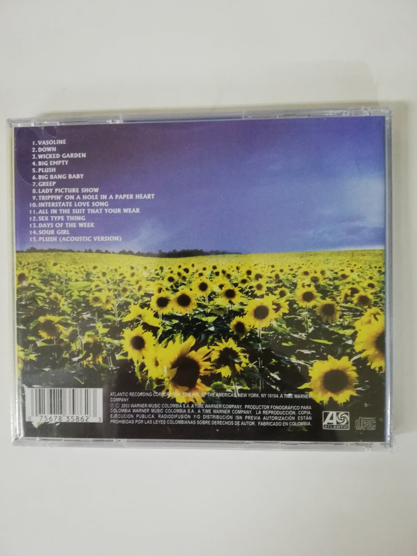 CD STONE TEMPLE PILOTS - THANK YOU