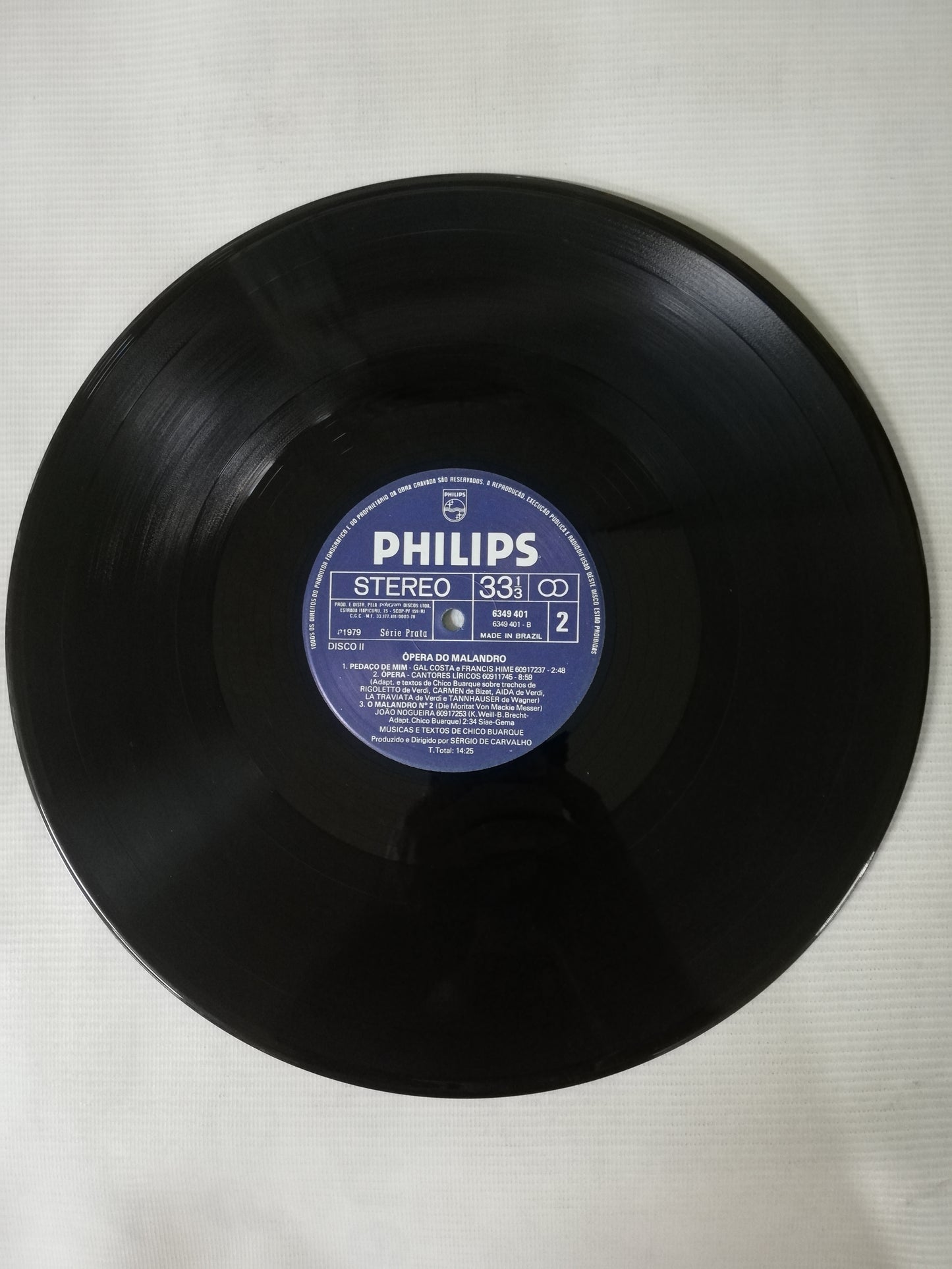 LP CHICO BUARQUE - ÓPERA DO MALANDRO DE CHICO BUARQUE - VINYL X 2