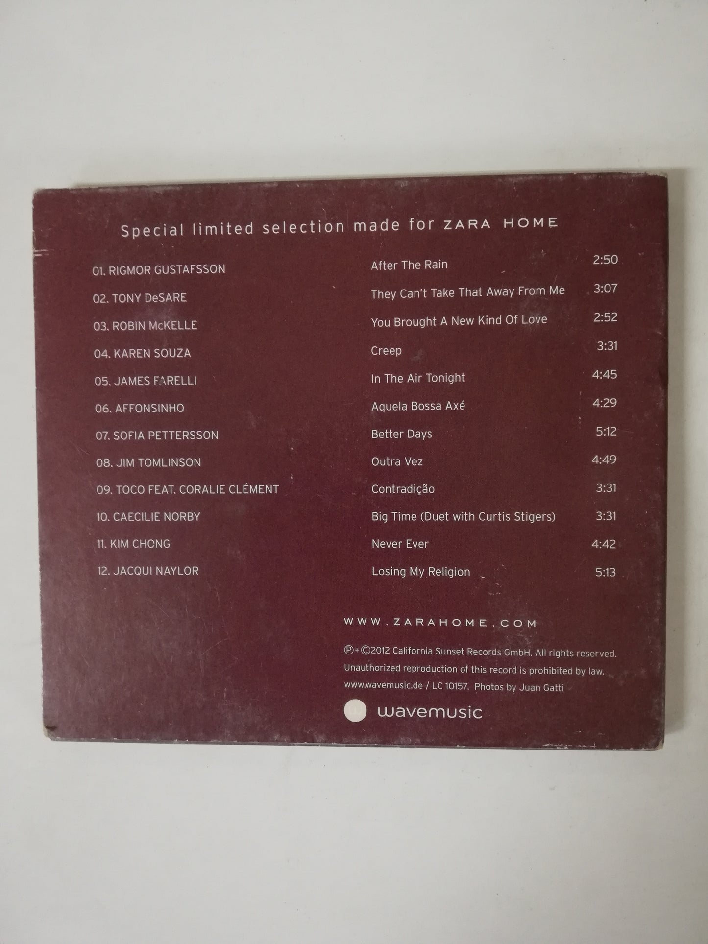 CD HAVANA BLUE - SPECIAL LIMITED SELECTION AMADE FOR ZARA HOME