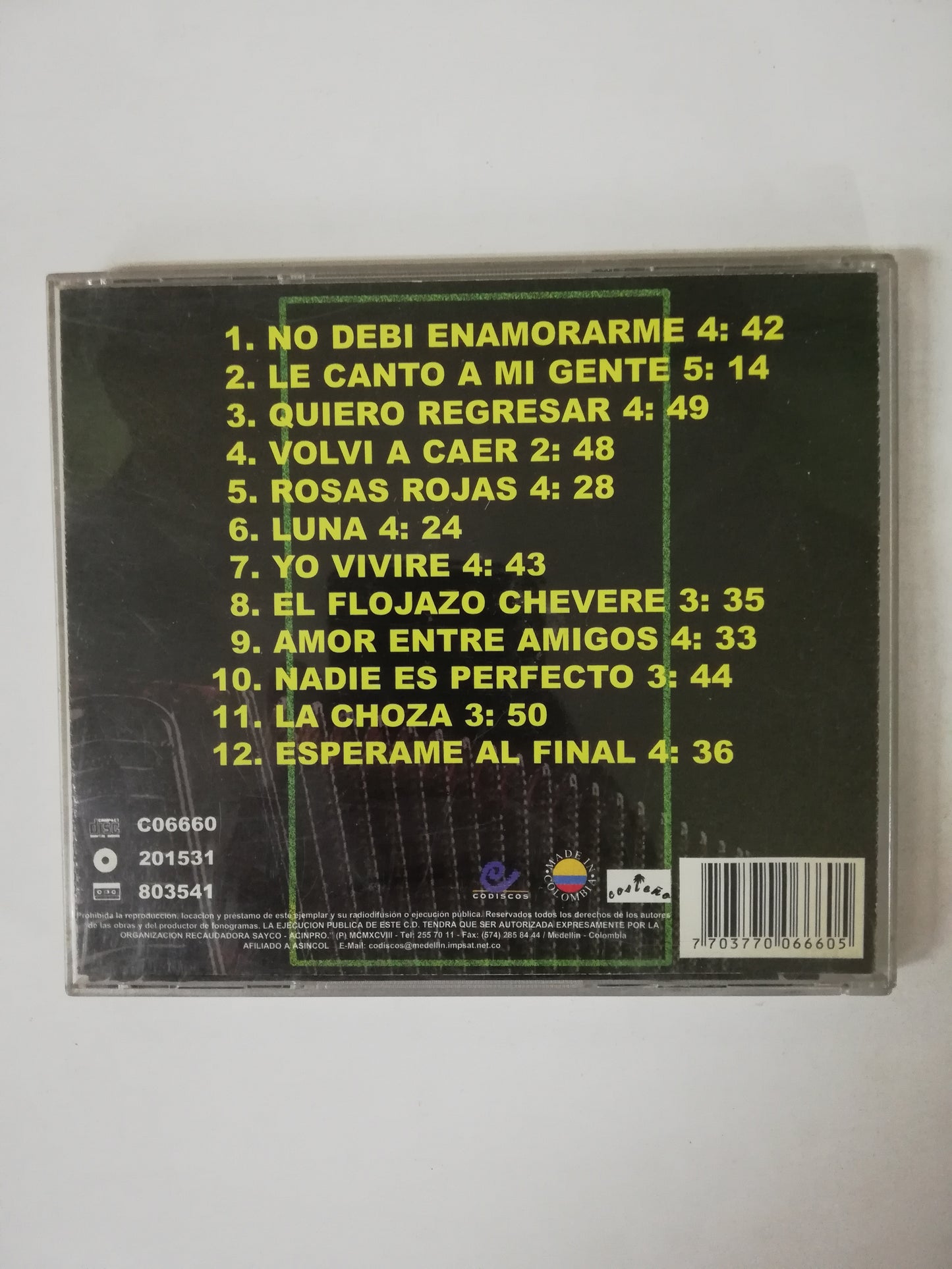 CD MIGUEL MORALES & JUAN DAVID HERRERA - CON CATEGORIA