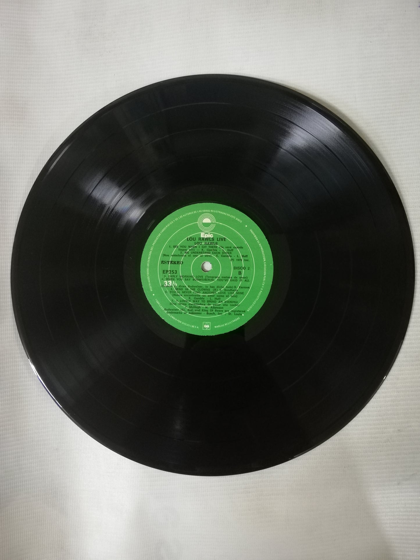 LP LOU RAWLS - LIVE - VINYL X 2