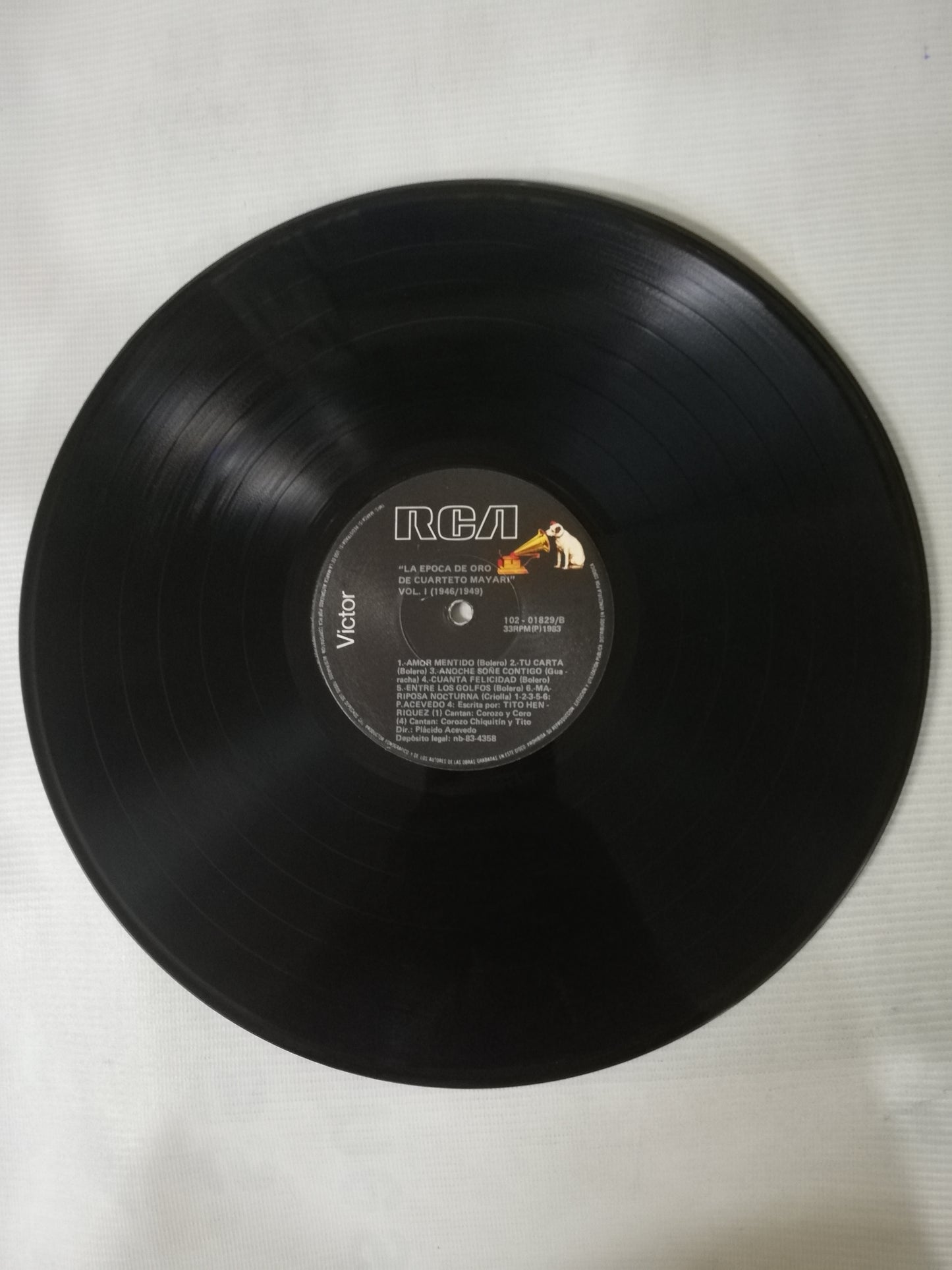 LP CUARTETO MAYARI - LA EPOCA DE ORO DEL CUARTETO MAYARI VOL. 1 (1946-1949)