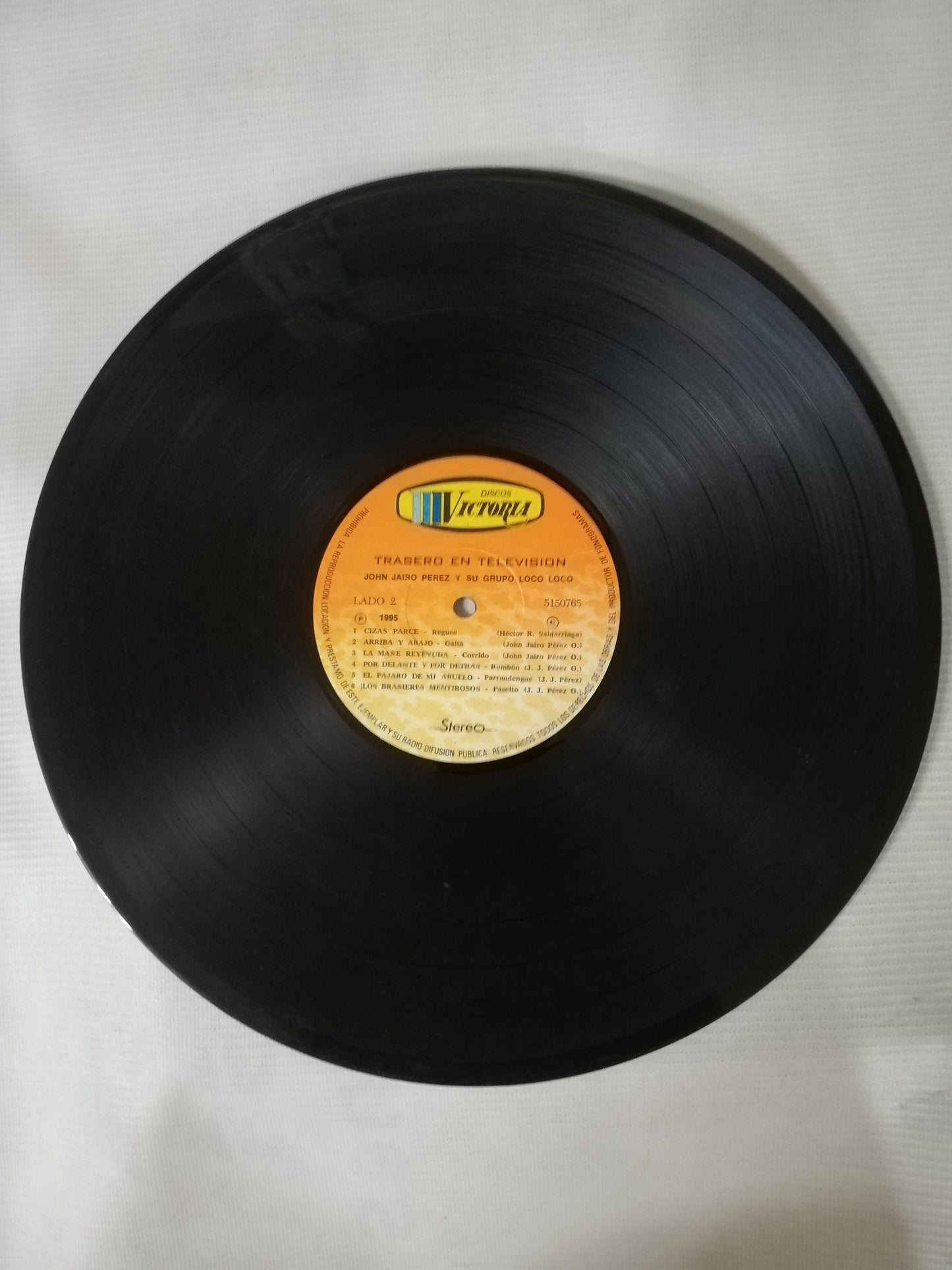 LP JOHN JAIRO PEREZ & SU GRUPO LOCO LOCO - TRASERO EN TELEVISIÓN