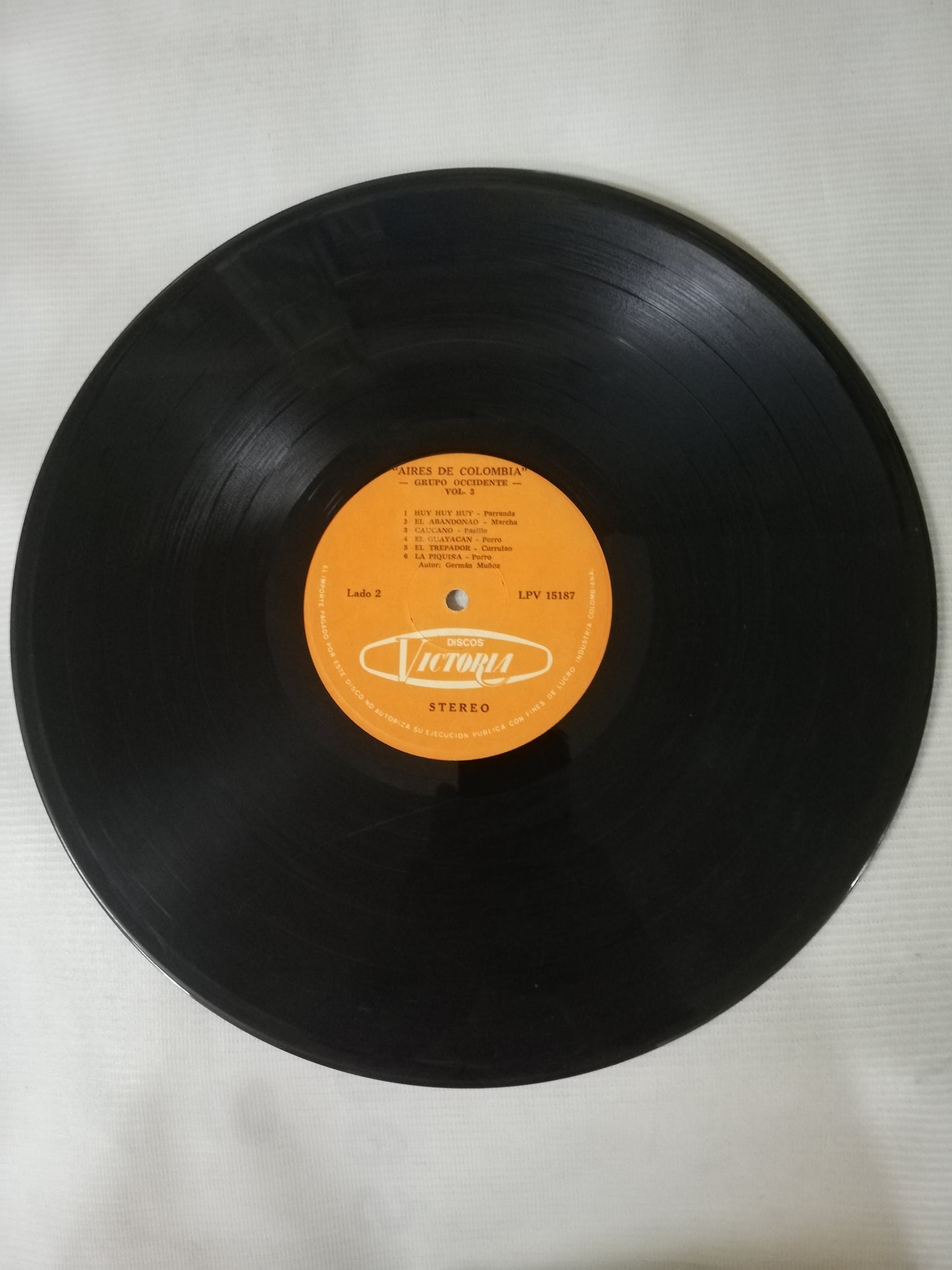 LP GRUPO OCCIDENTE - AIRES DE COLOMBIA VOL. 3