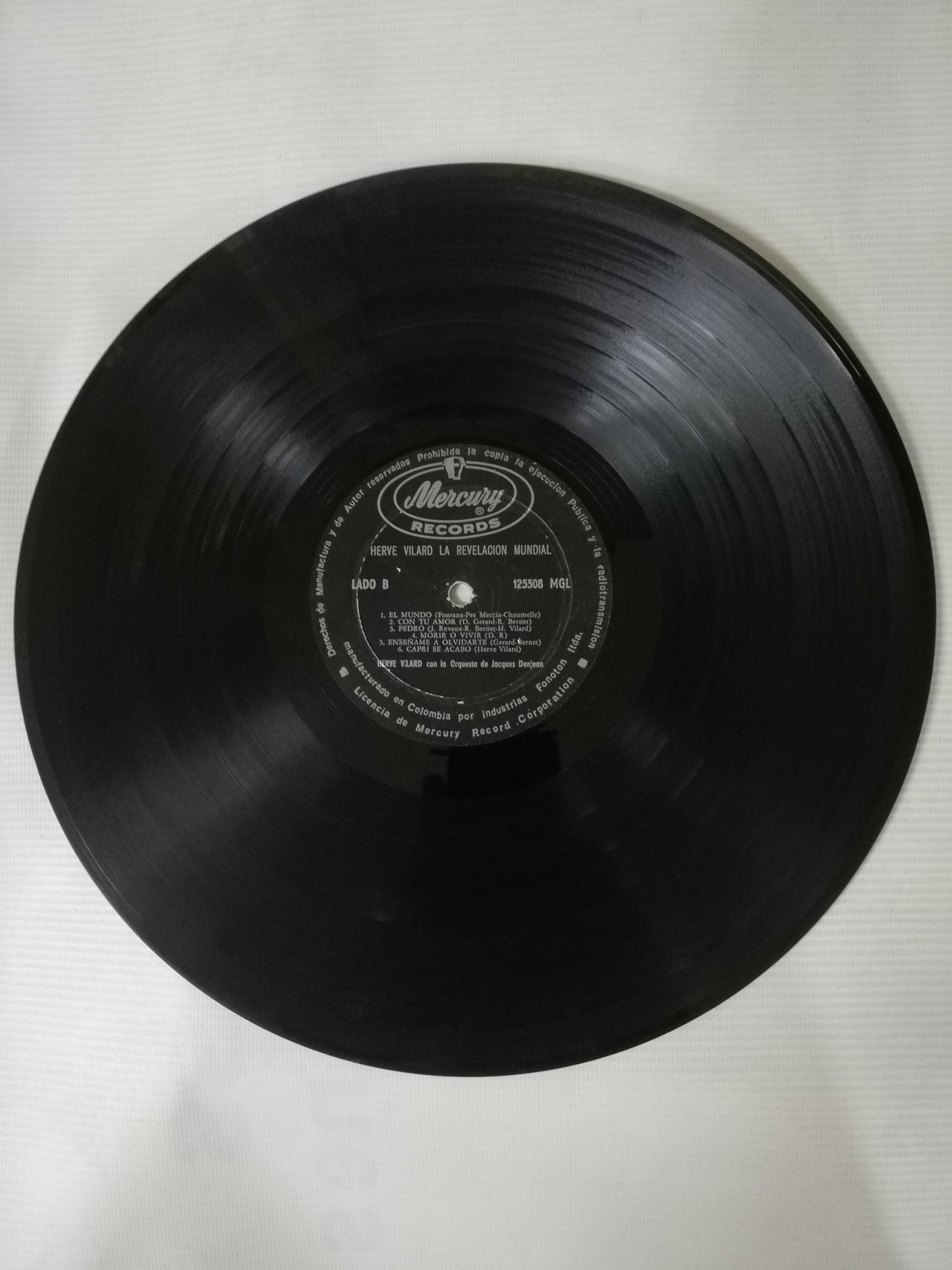 LP HERVÉ VILARD - LA REVELACIÓN MUNDIAL VOL. I