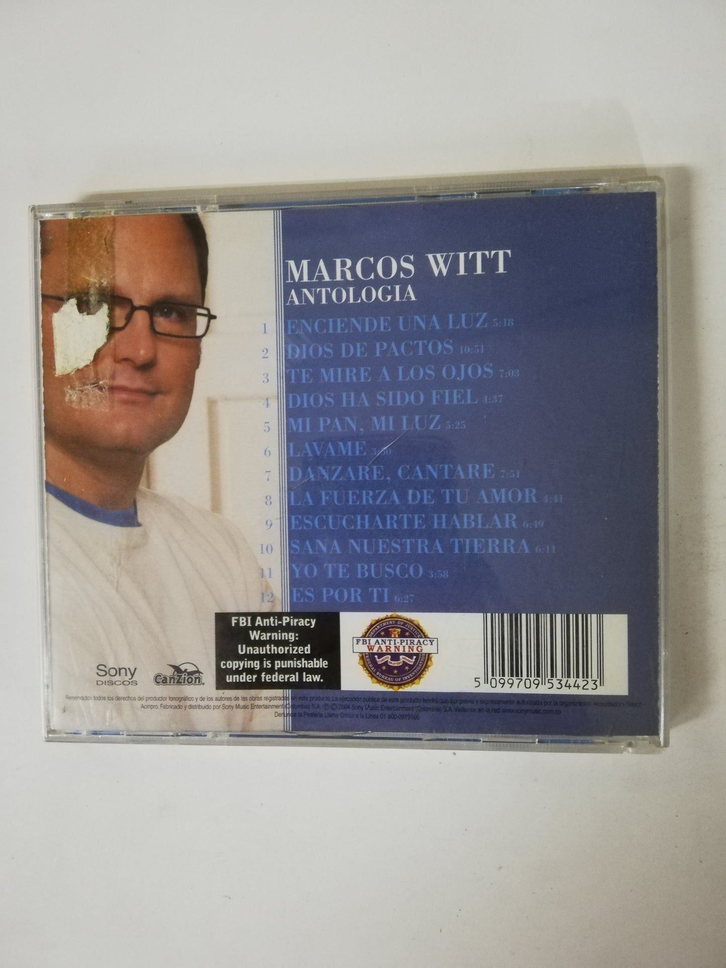 CD MARCOS WITT - ANTOLOGÍA - CD + DVD