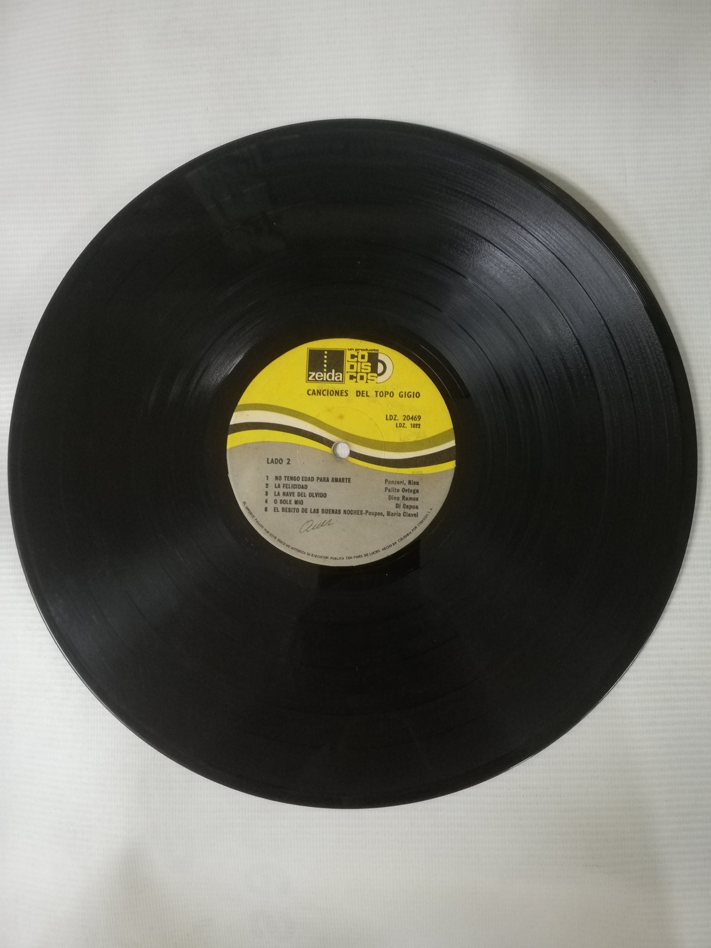 LP TOPO GIGIO - CANCIONES DE TOPO GIGIO VOL. 1