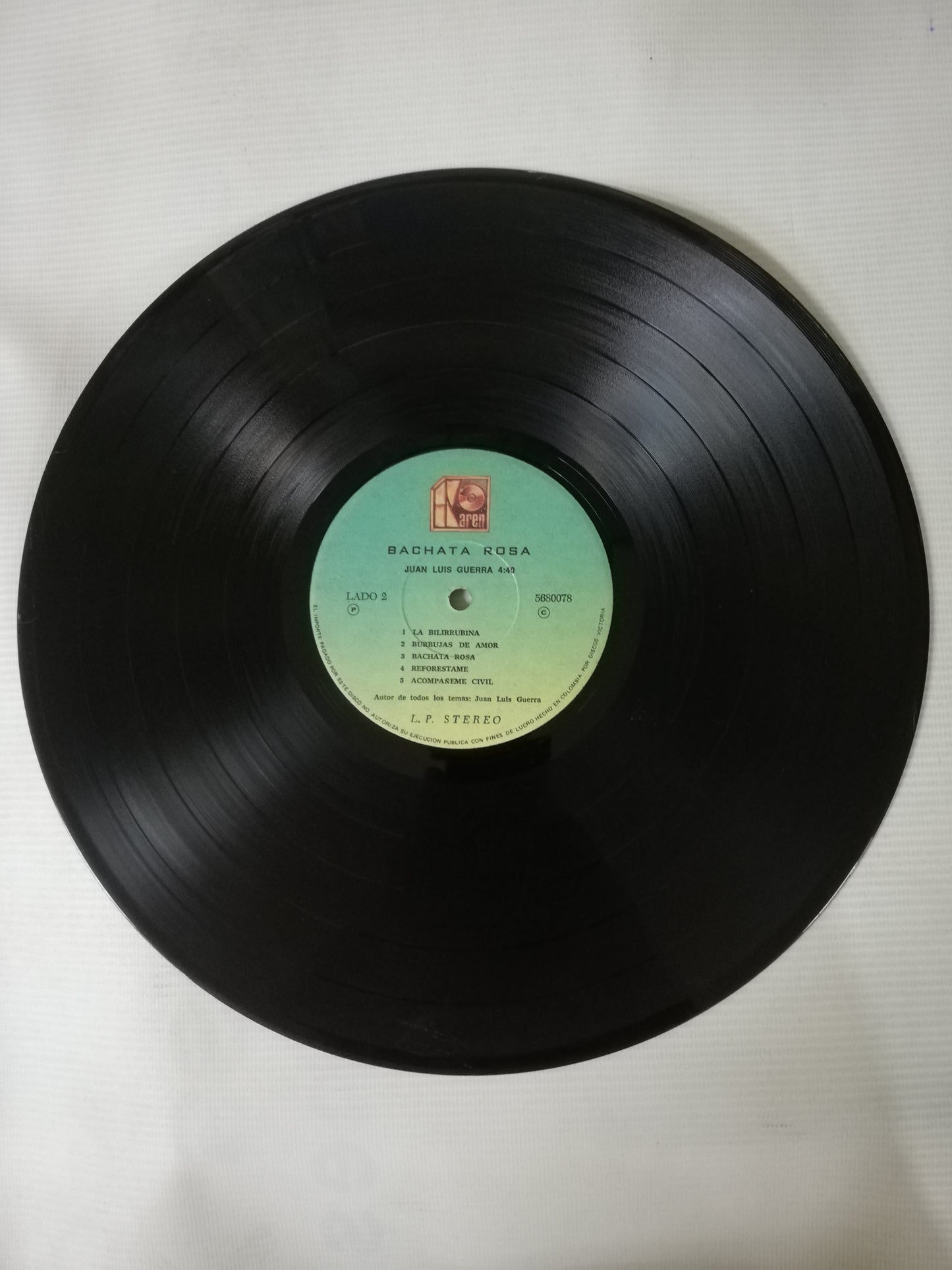 LP JUAN LUIS GUERRA 4.40 - BACHATA ROSA