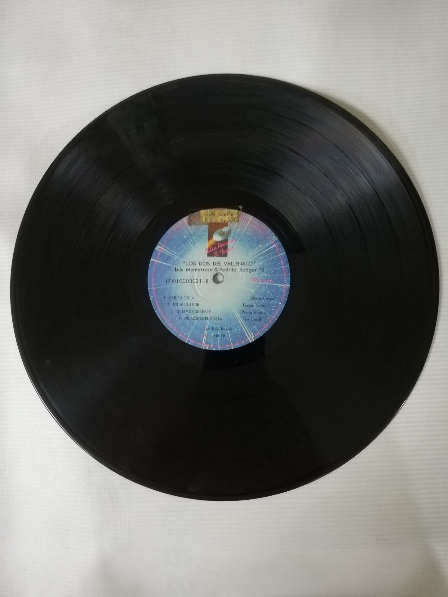 LP LOS DOS DEL VALLENATO - LUIS MONTERROSA & PEDRITO RODGER´S