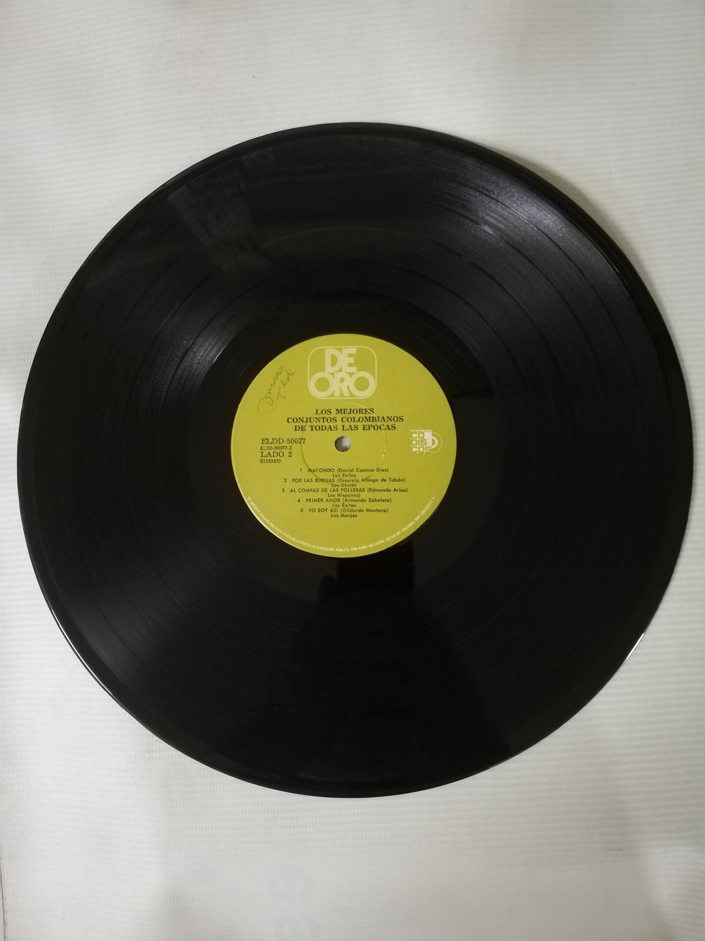 LP LOS MEJORES CONJUNTOS COLOMBIANOS DE TODAS LAS EPOCAS - VARIOS INTÉRPRETES