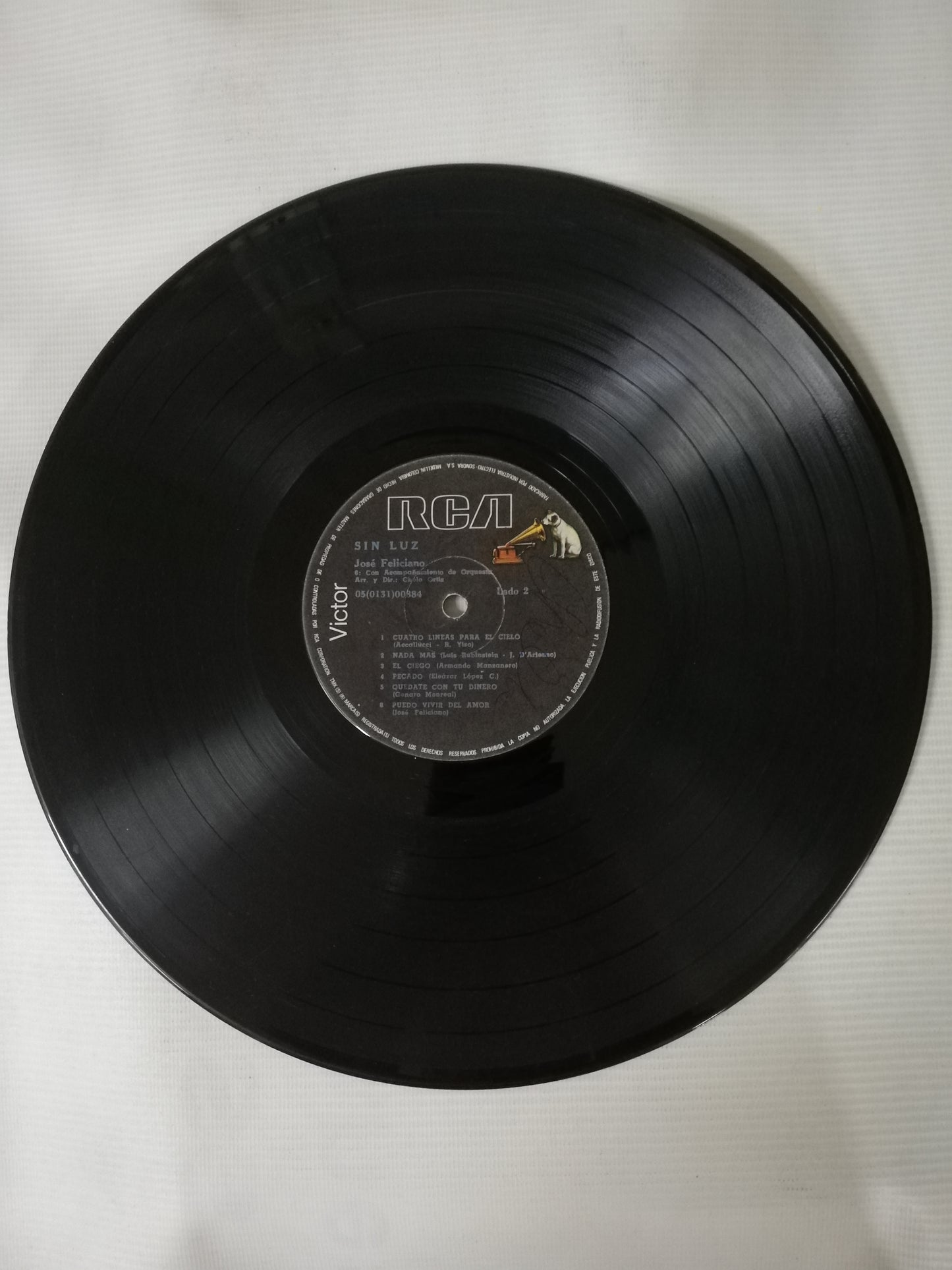 LP JOSÉ FELICIANO - SIN LUZ