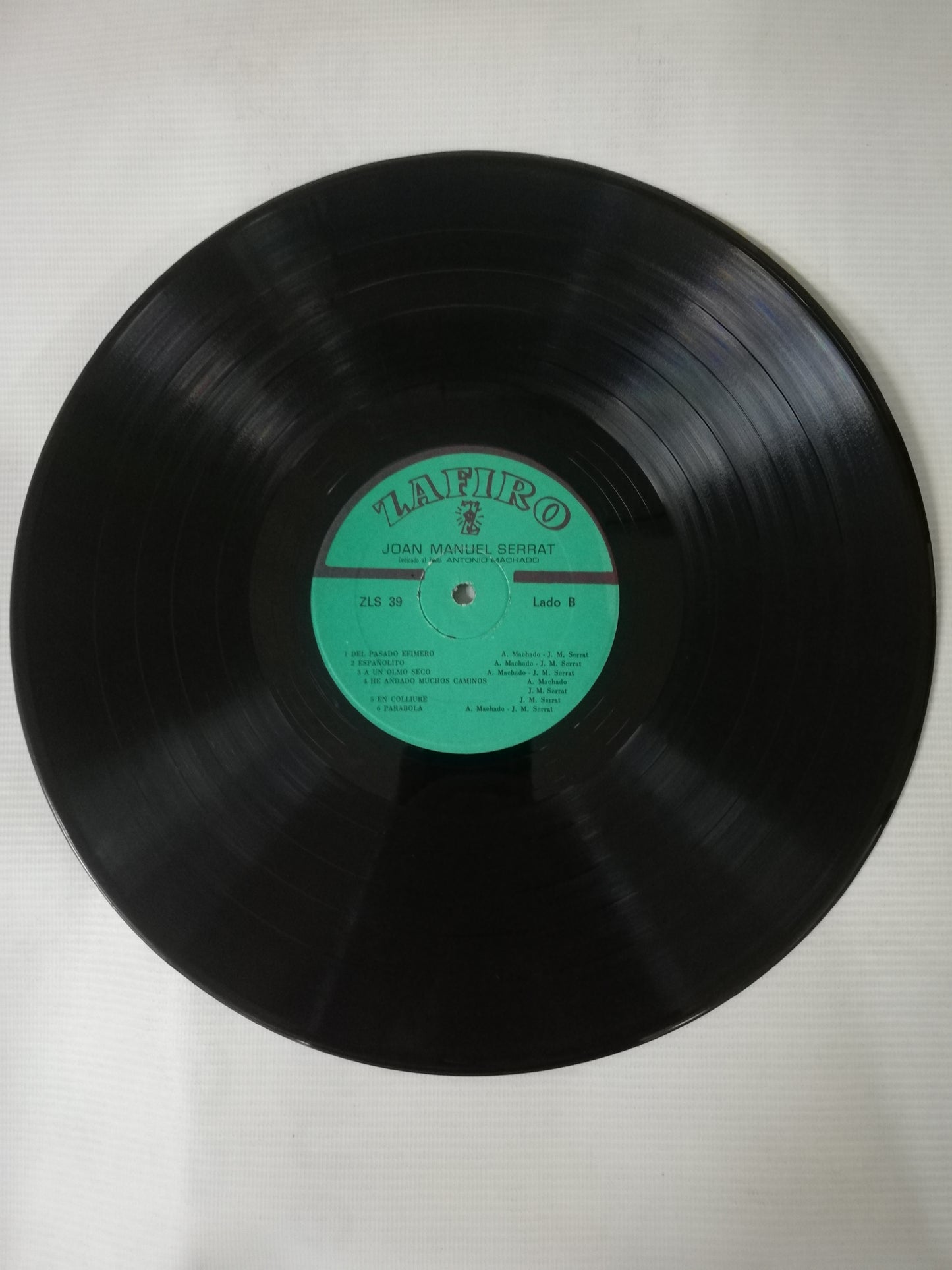 LP JOAN MANUEL SERRAT - DEDICADO AL POETA ANTONIO MACHADO