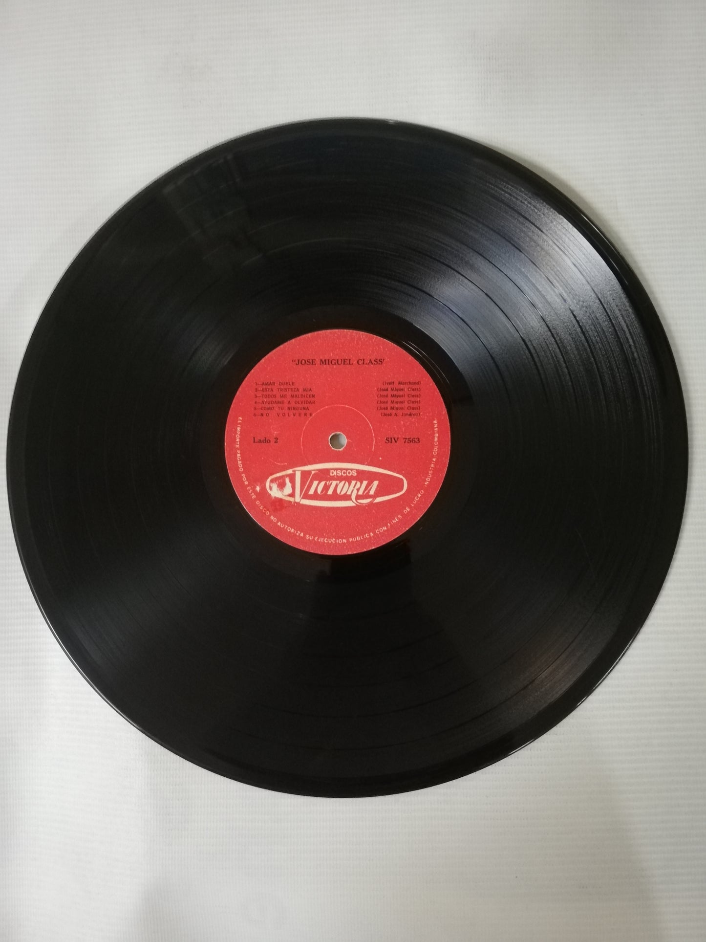 LP JOSÉ MIGUEL CLASS - DISCO DE ORO DE JOSÉ MIGUEL CLASS