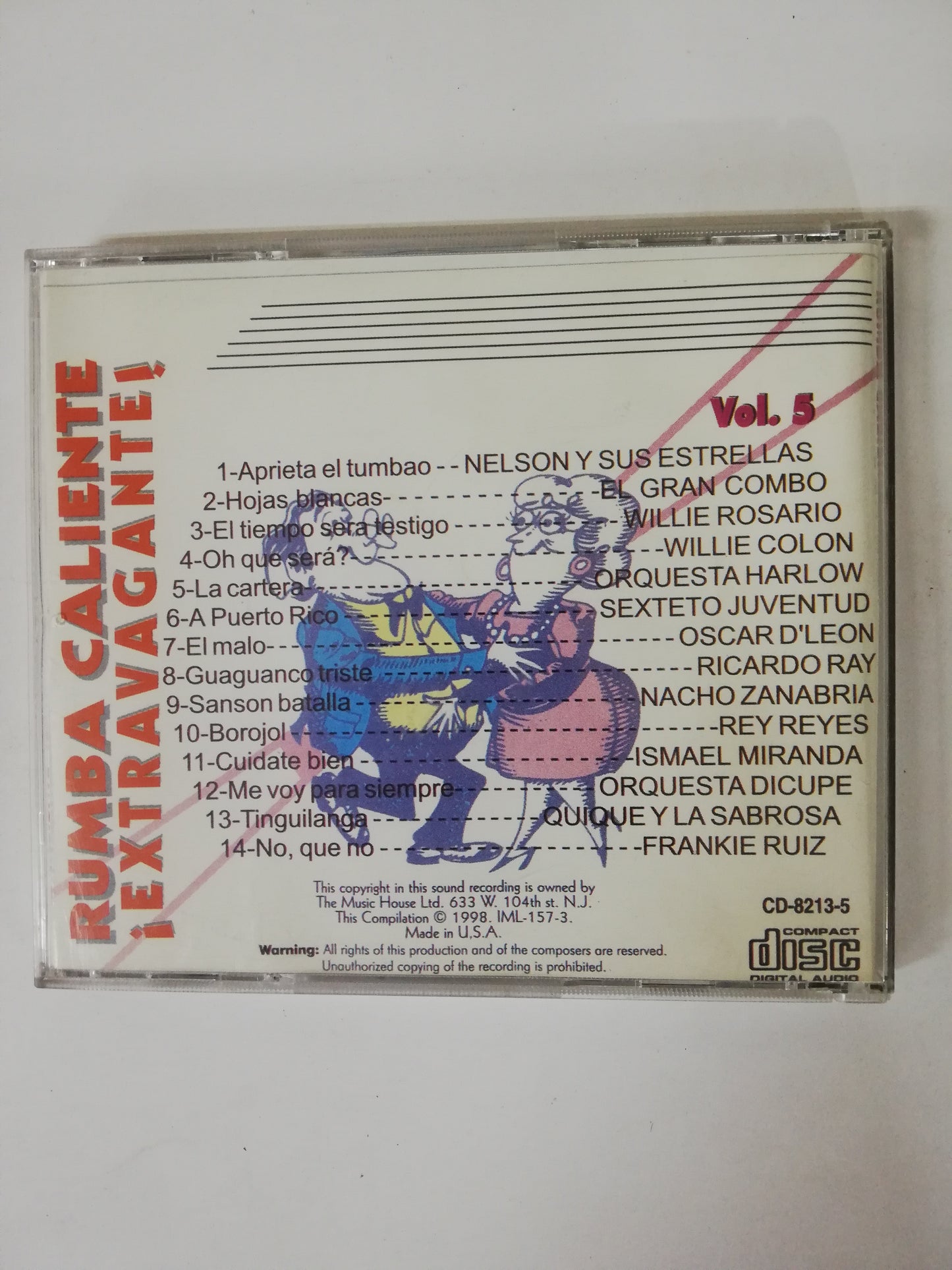 CD RUMBA CALIENTE EXTRAVAGANTE - RUMBA CALIENTE EXTRAVAGANTE! VOL. 5
