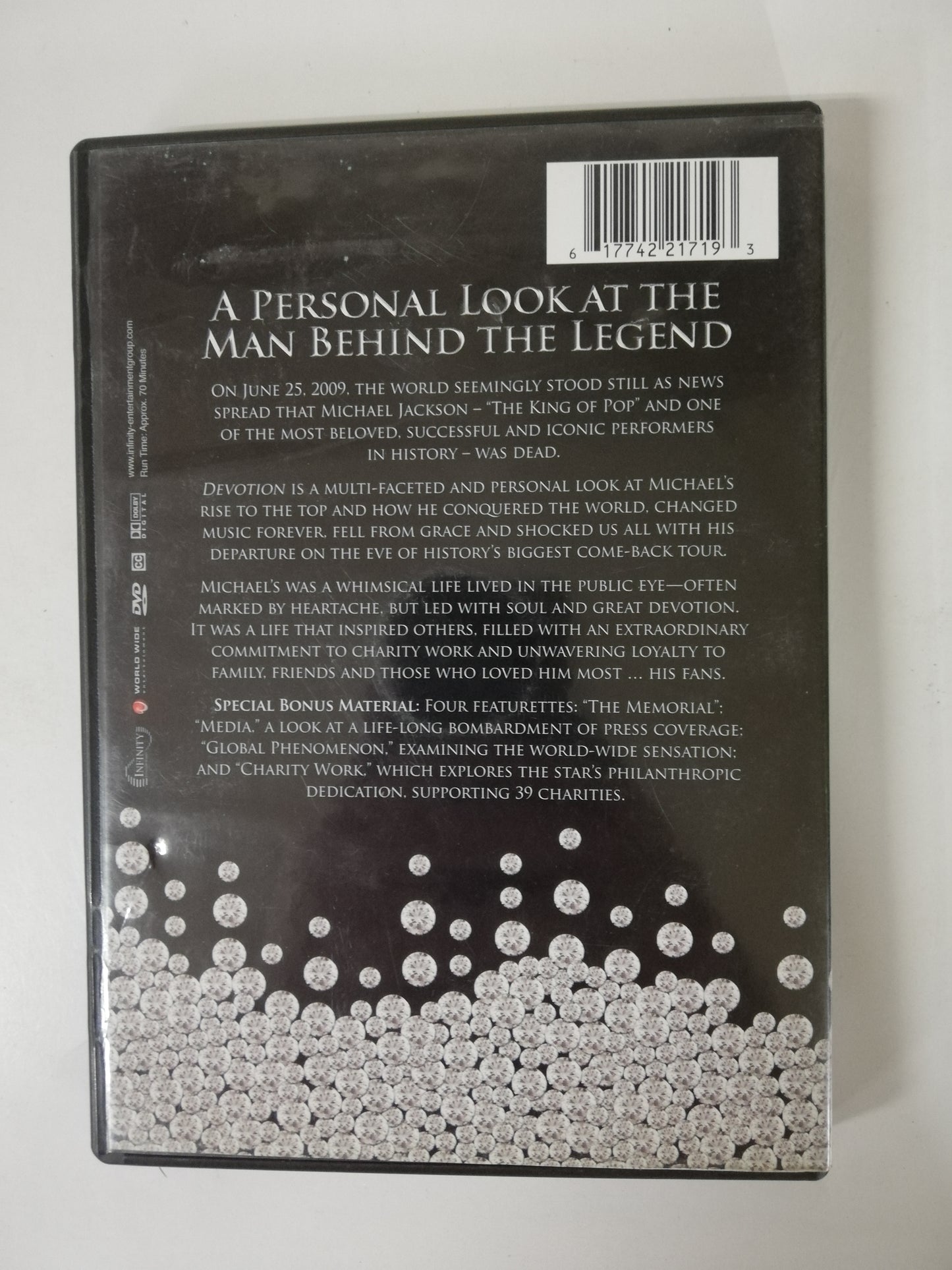 DVD MICHAEL JACKSON - DEVOTION AN UNATHORIZED TRIBUTE