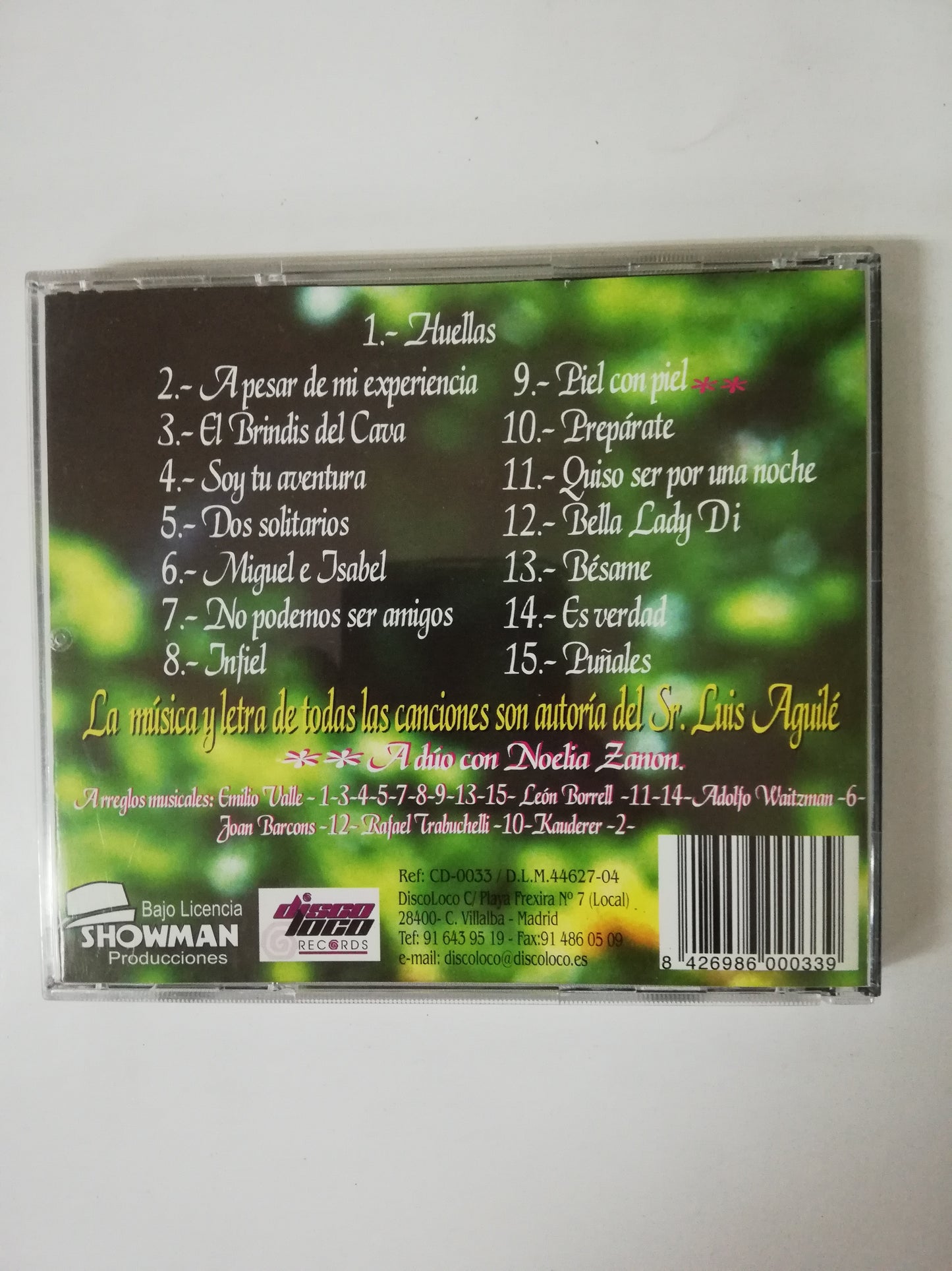 CD LUIS AGUILÉ - HUELLAS DE UN ROMÁNTICO