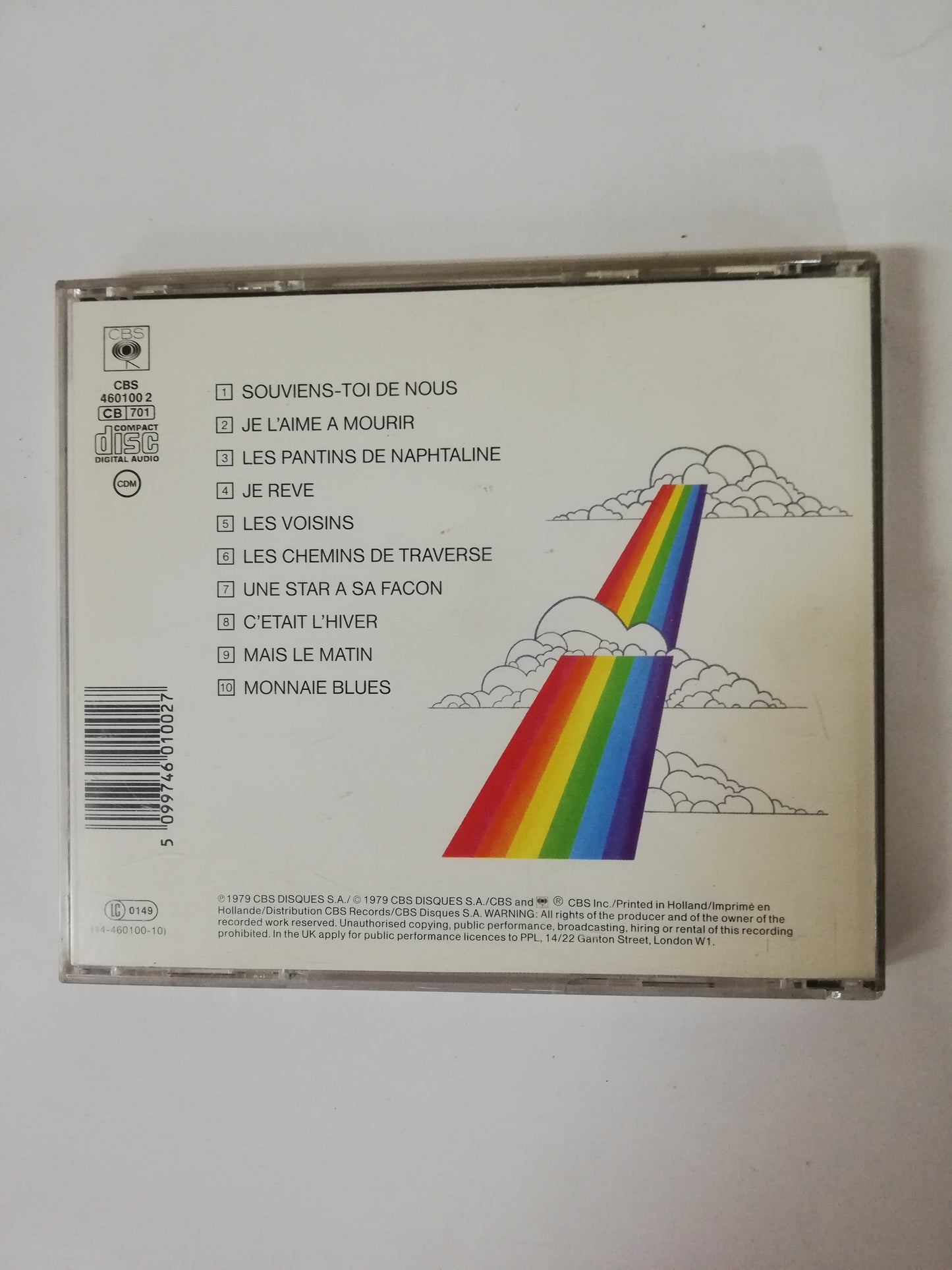 CD FRANCIS CABREL - LES CHEMINS DE TRAVERSE