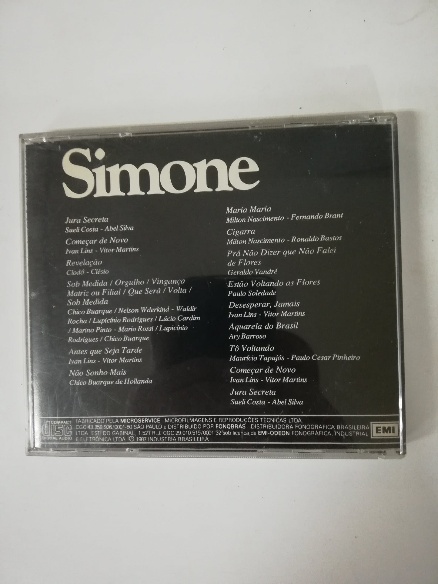 CD SIMONE - AO VIVO