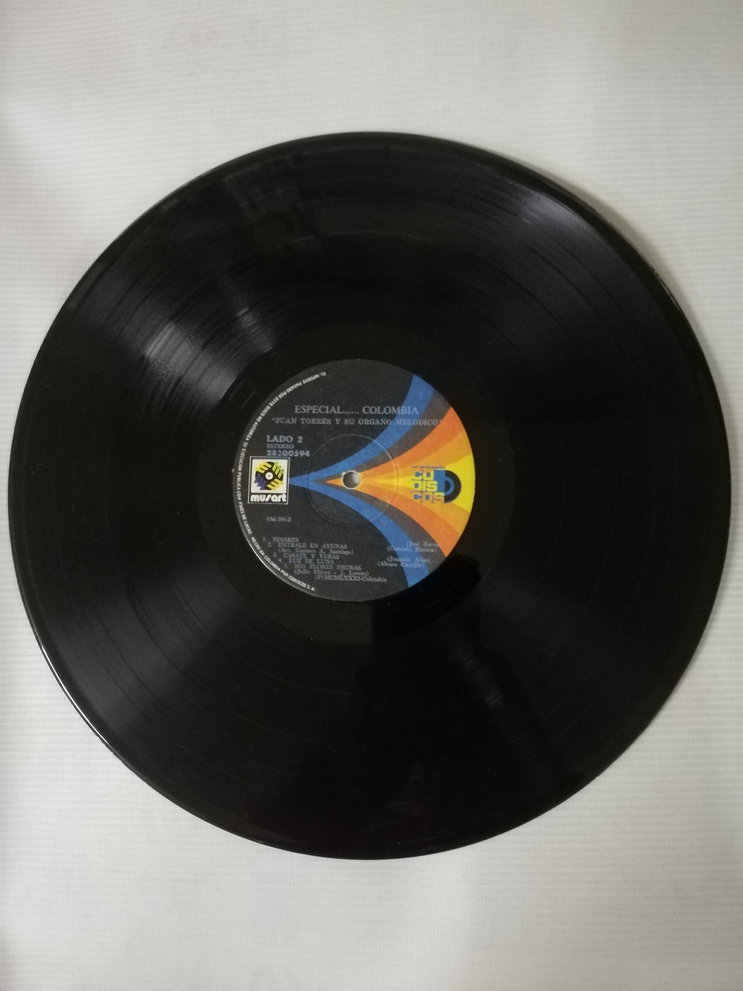 LP JUAN TORRES Y SU ORGANO MELÓDICO - ESPECIAL...COLOMBIA