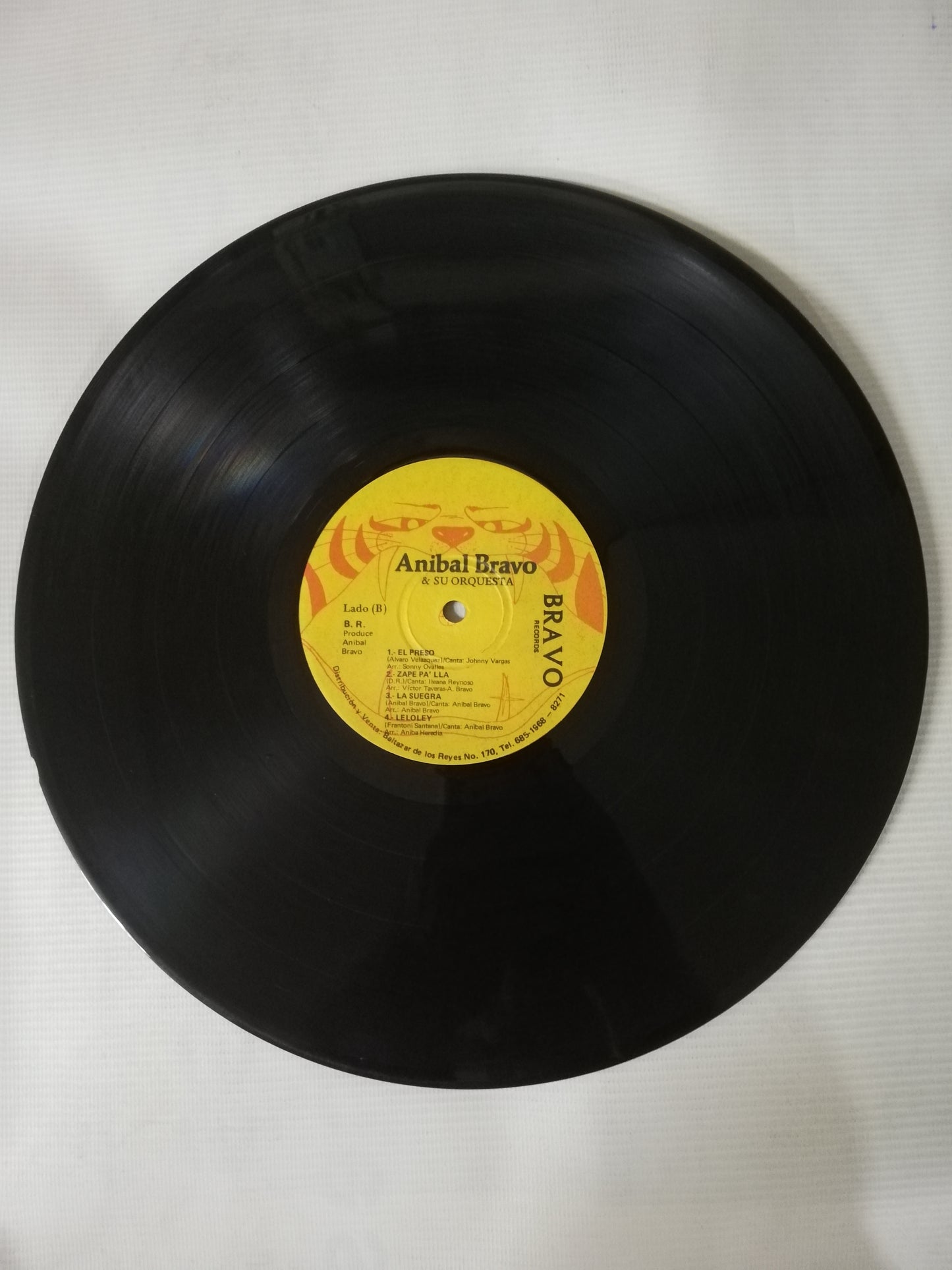 LP ANIBAL BRAVO Y SU ORQUESTA - ANIBAL BRAVO