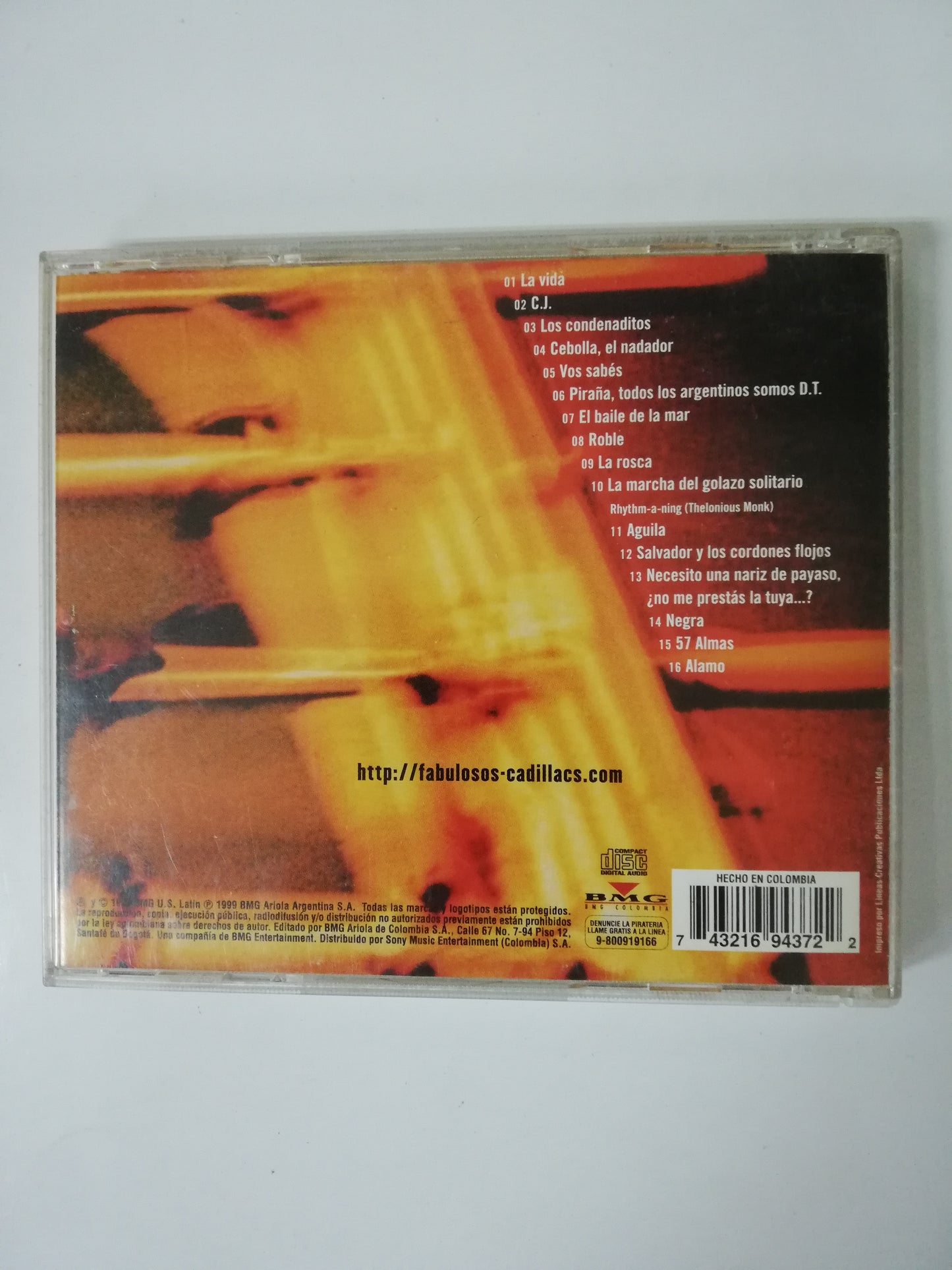 CD LOS FABULOSOS CADILLACS - LA MARCHA DEL GOLAZO SOLITARIO