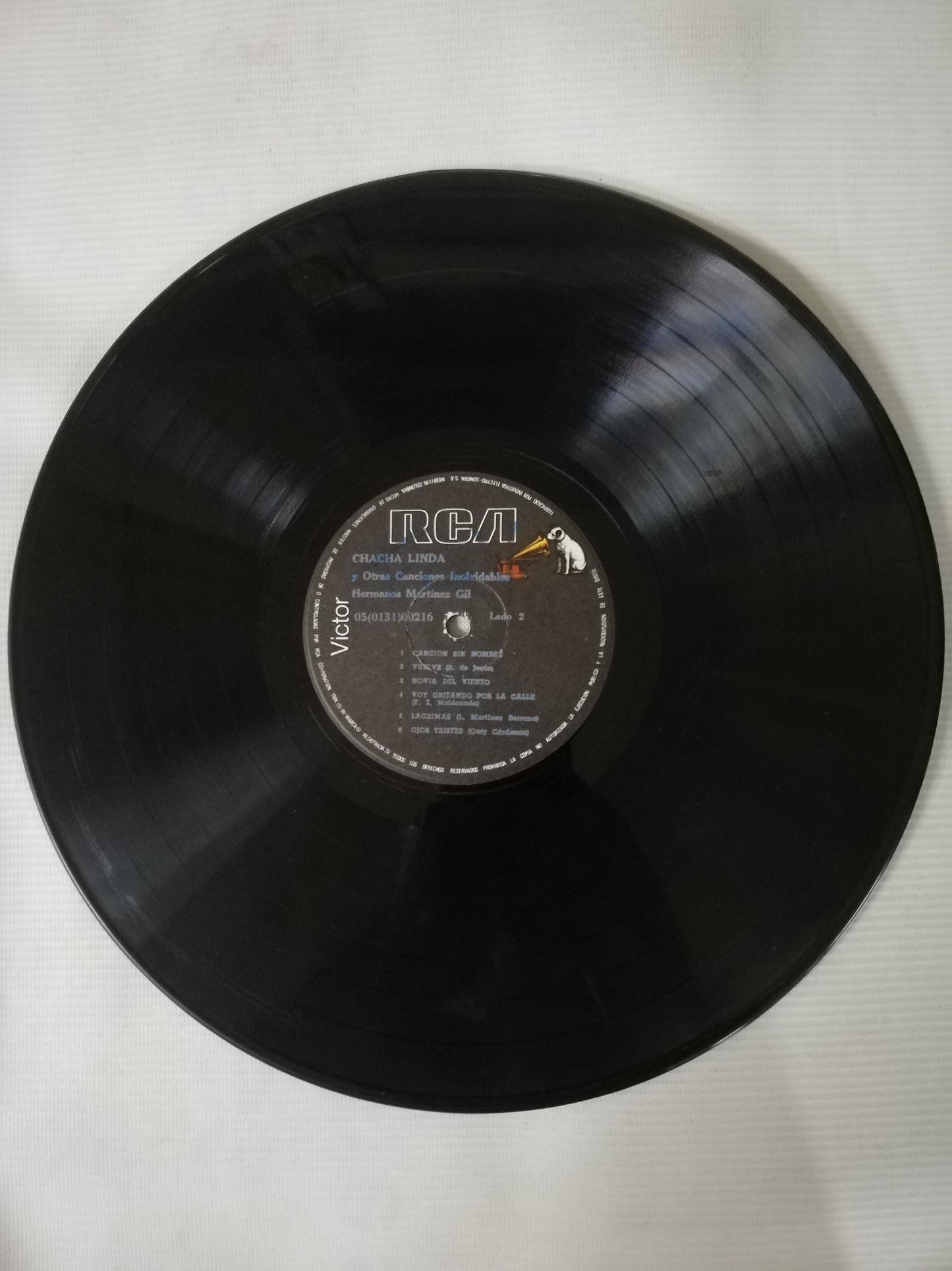 LP HERMANOS MARTINEZ GIL - CHACHA LINDA Y OTRAS CANCIONES INOLVIDABLES