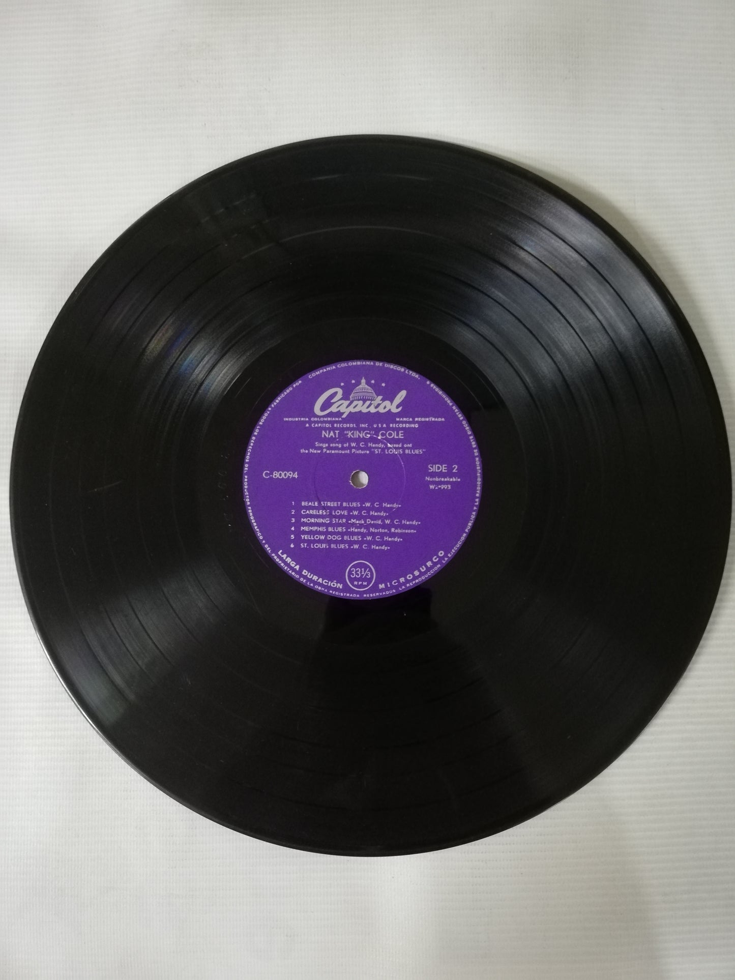 LP NAT KING COLE - ST. LOUIS BLUES