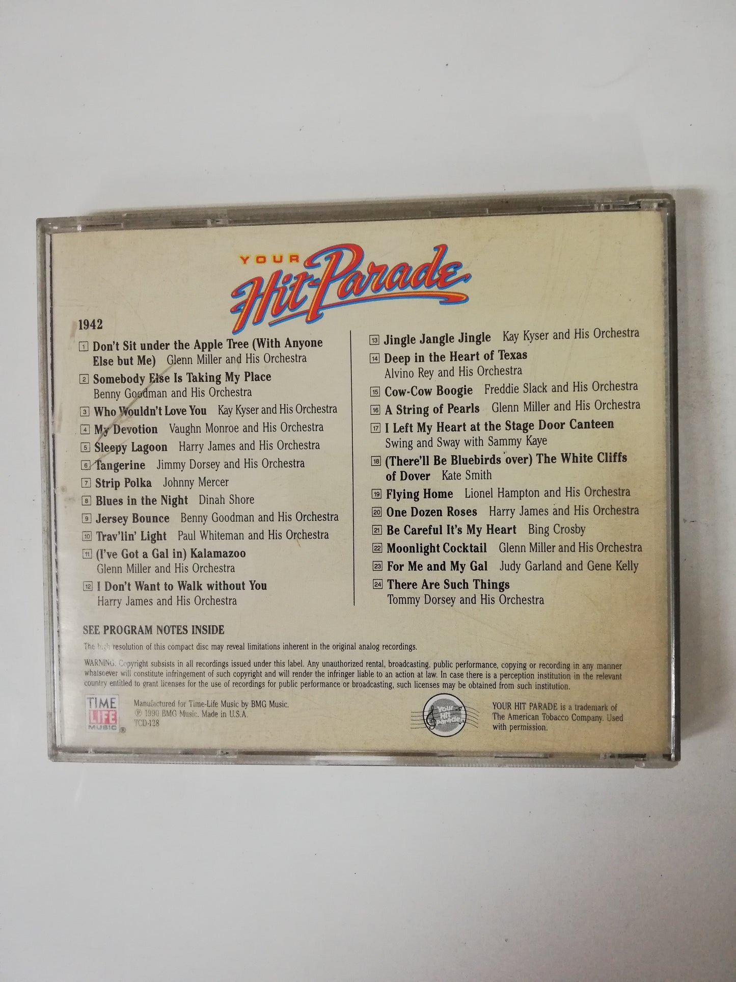 CD YOUR HIT PARADE - 1942