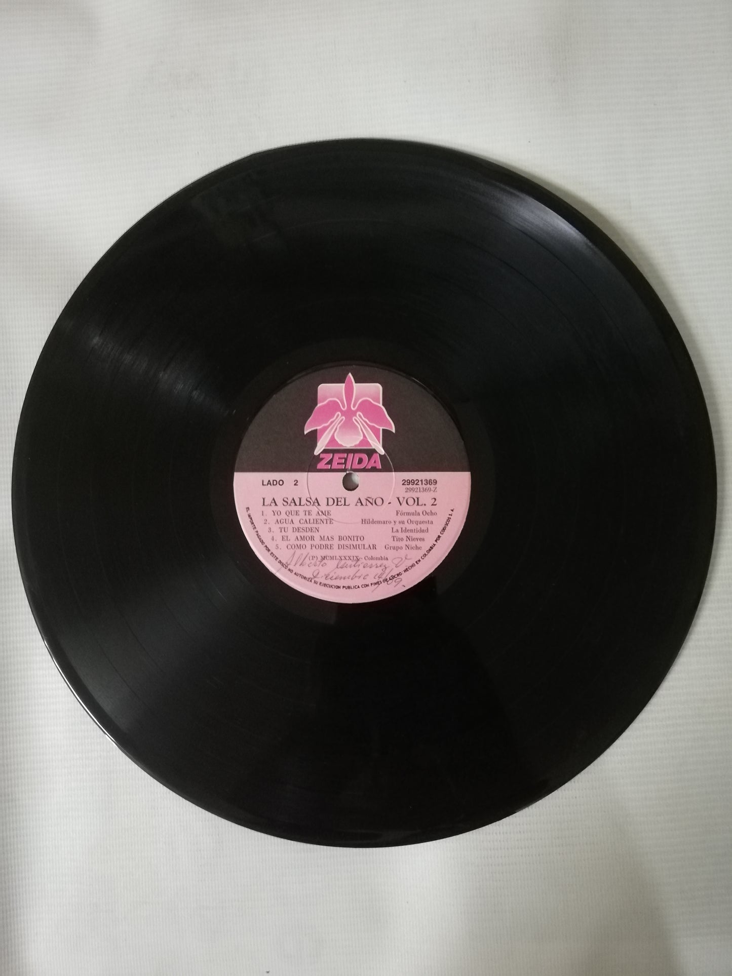 LP LA SALSA DEL AÑO - LA SALSA DEL AÑO VOL. 2