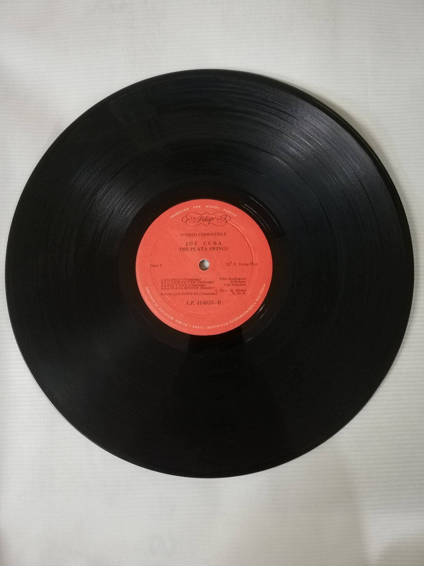LP JOE CUBA - THE PLATA SWING