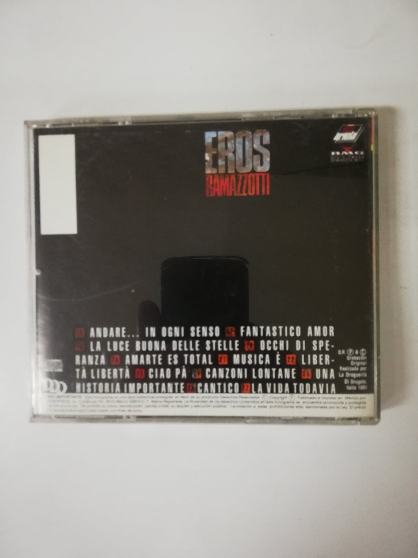 CD EROS RAMAZZOTTI - EROS EN CONCIERTO